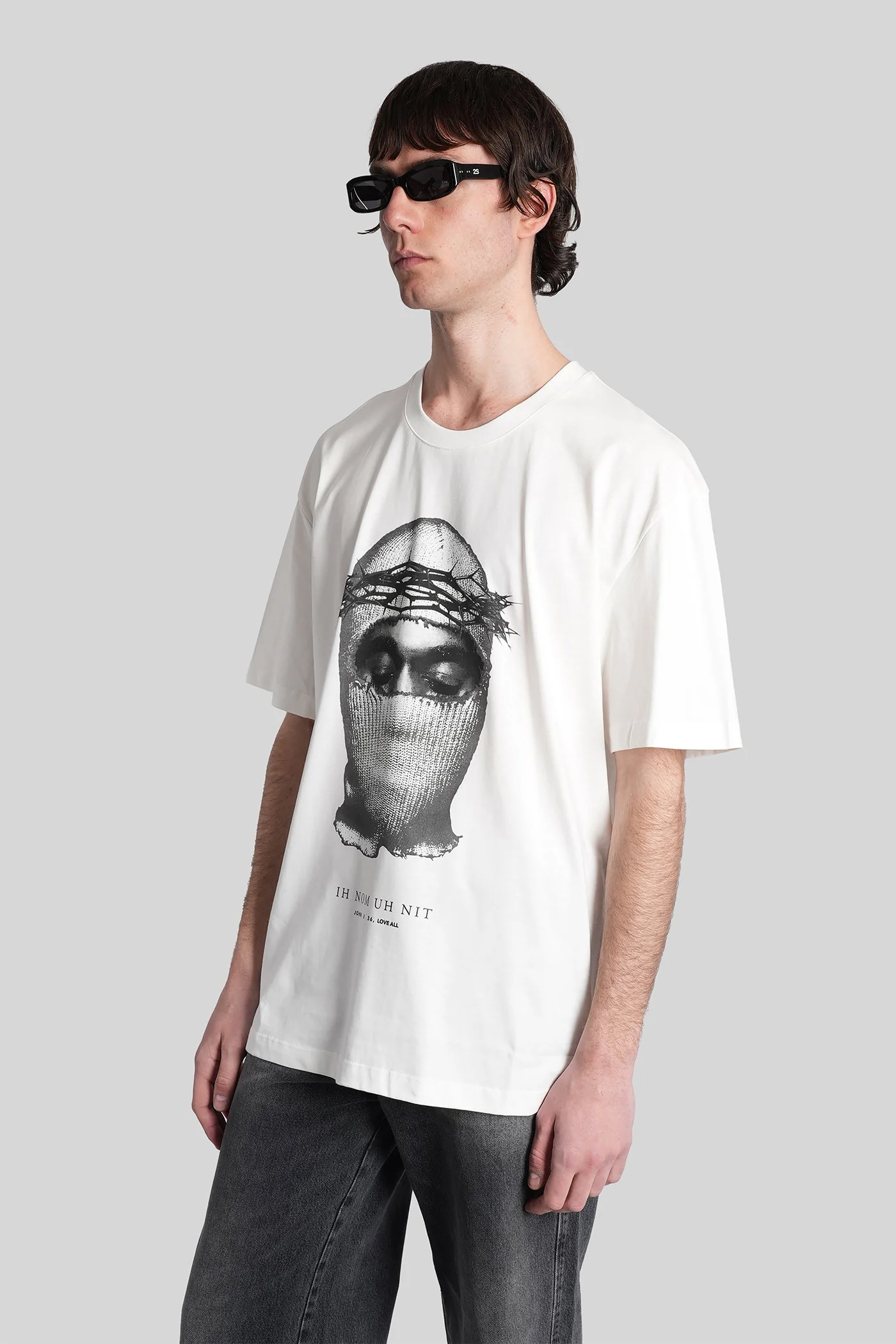 T-Shirt in white cotton - Image 4