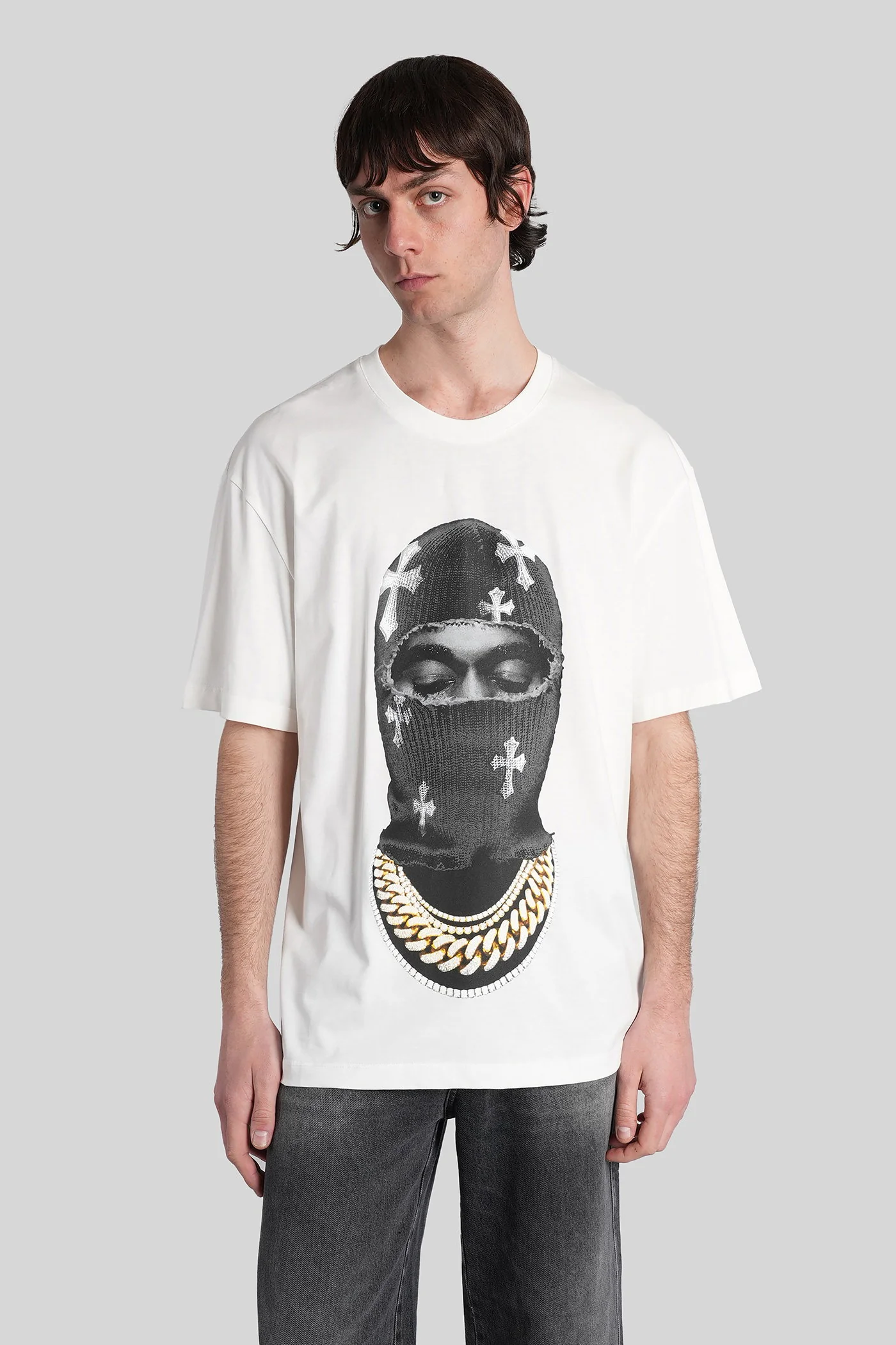 T-Shirt in white cotton