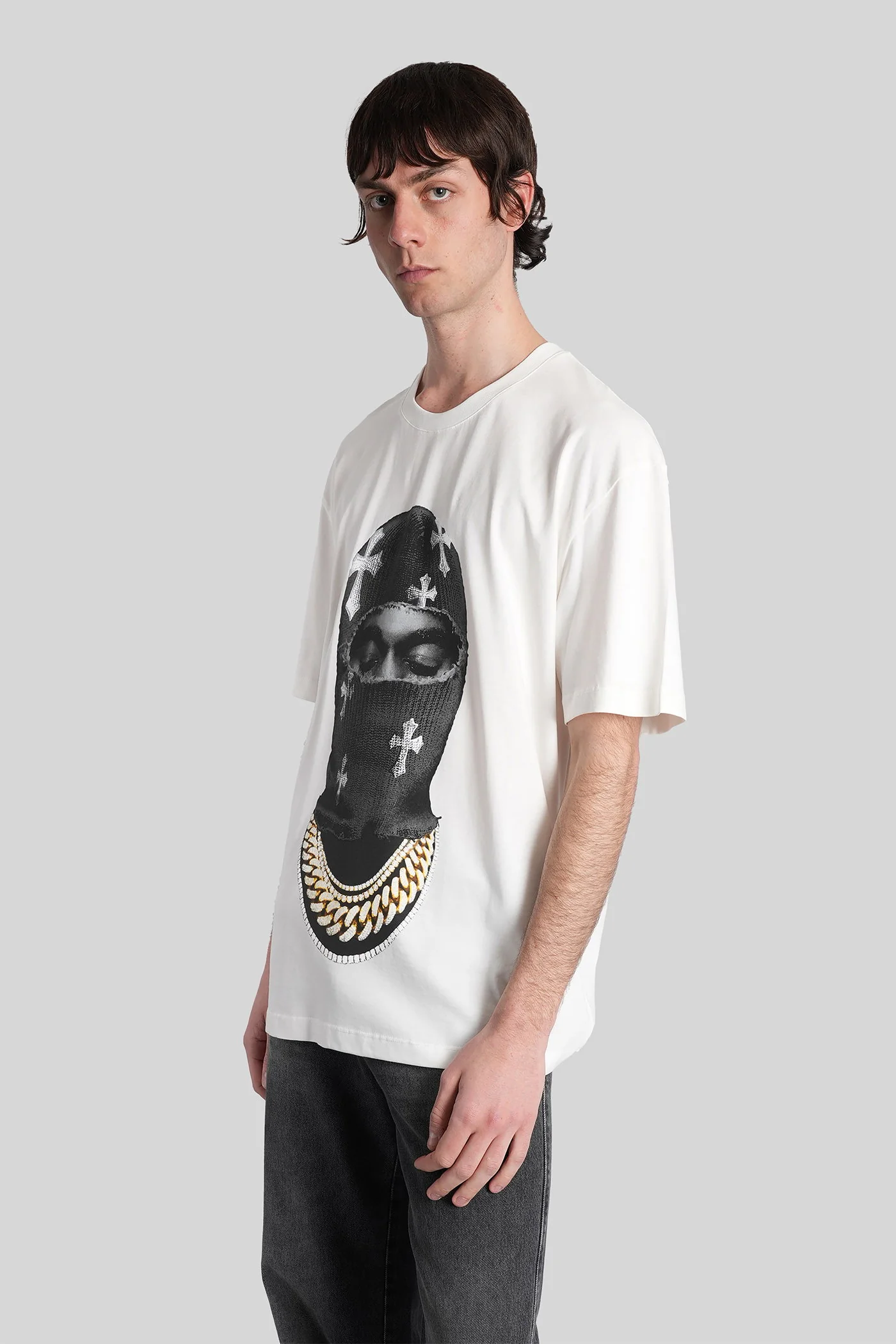 T-Shirt in white cotton - Image 4