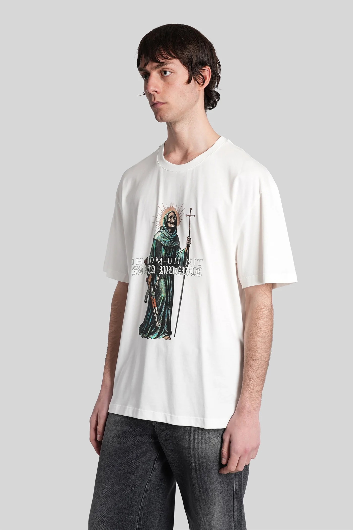 T-Shirt in white cotton - Image 4