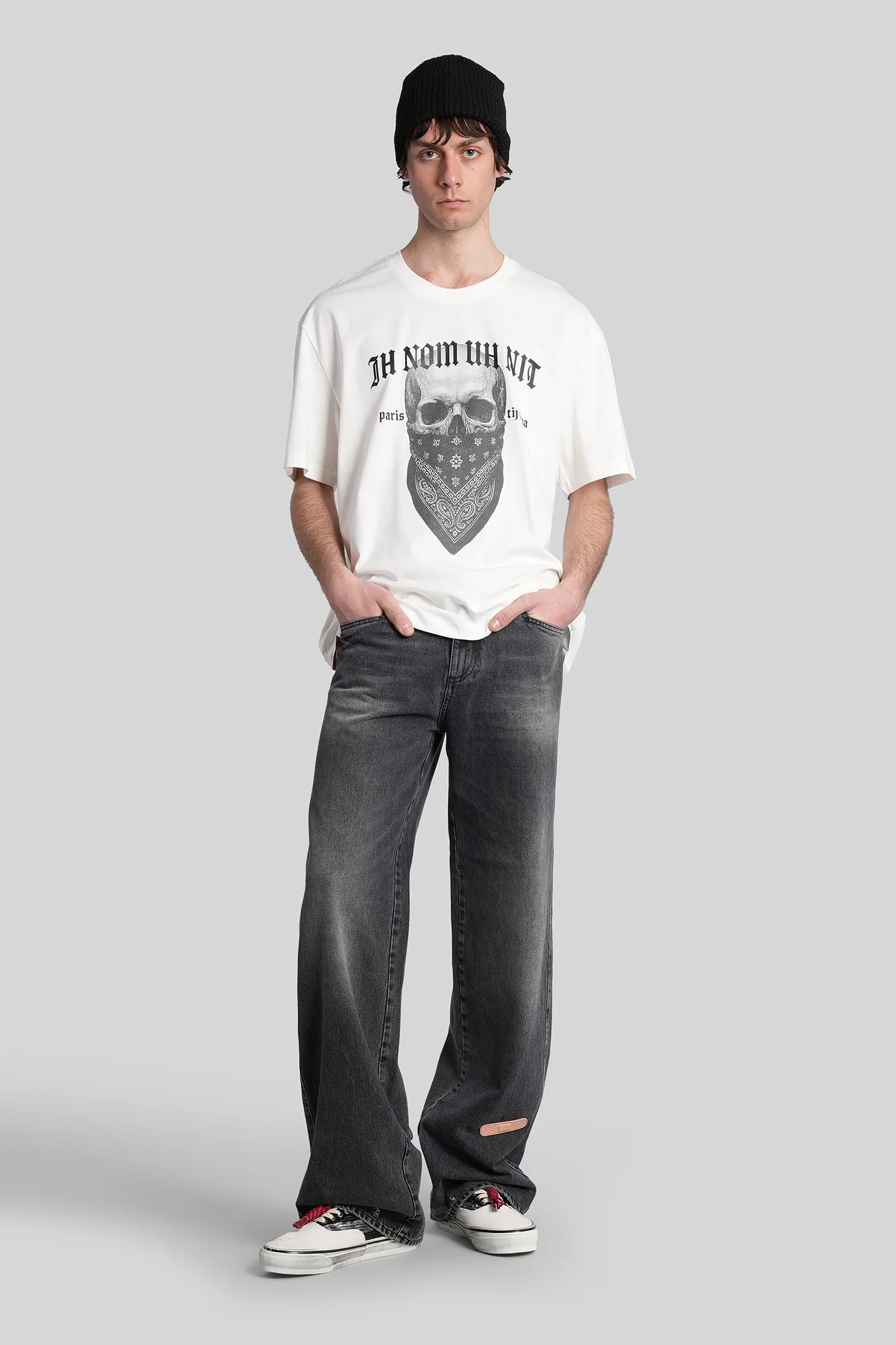 T-Shirt in white cotton - Image 2
