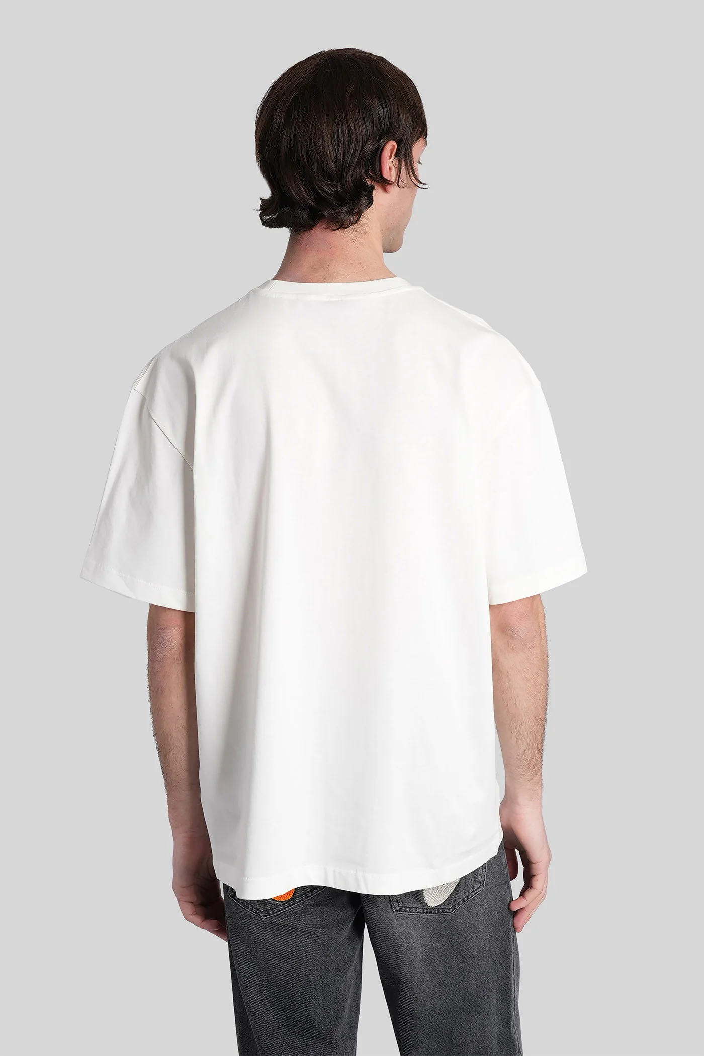 T-Shirt in white cotton - Image 3
