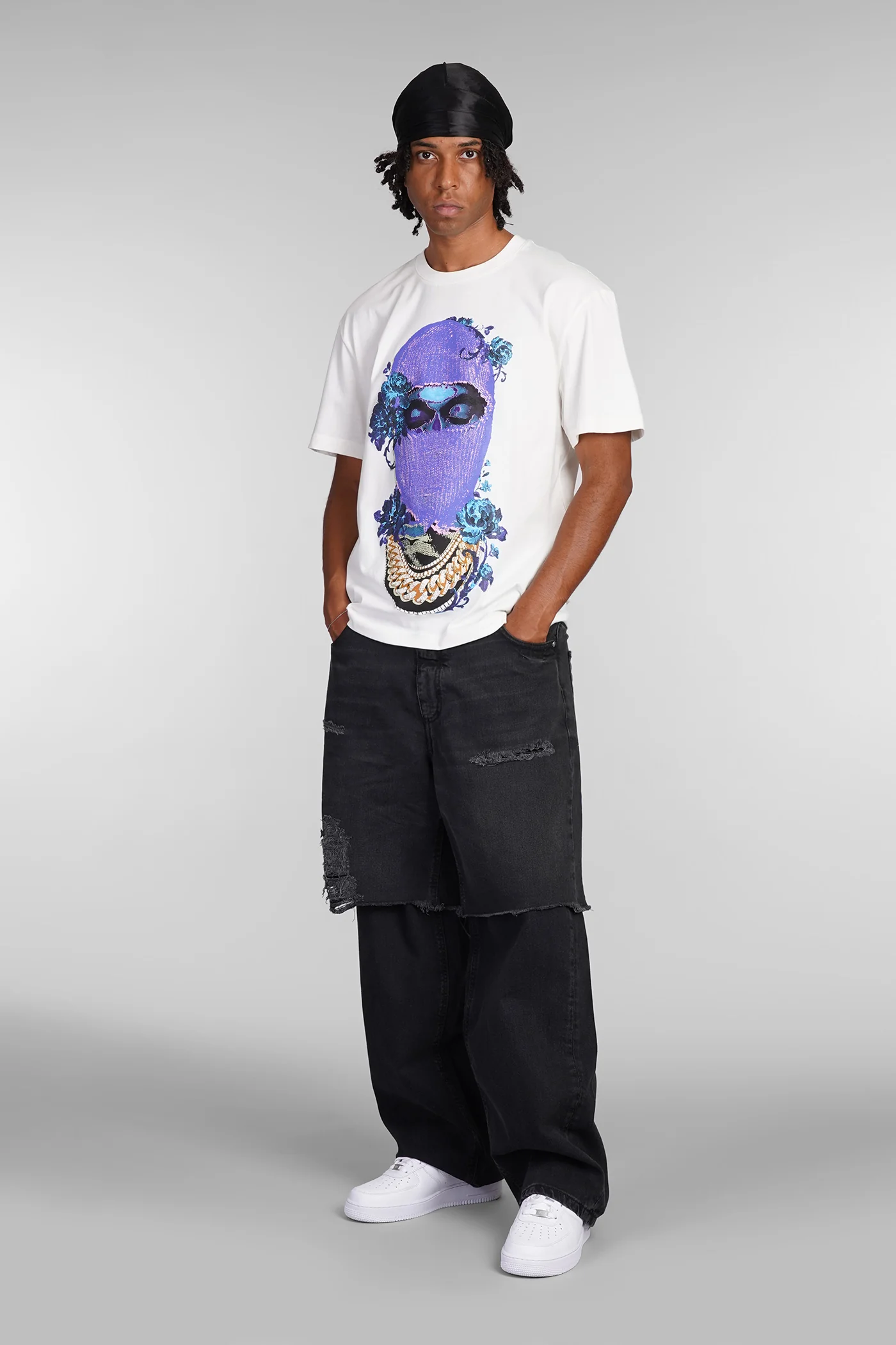 T-Shirt in white cotton - Image 2