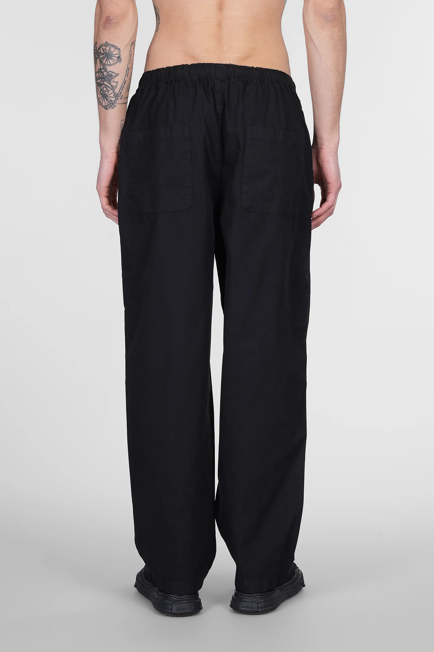 Pants in black cotton - Image 3