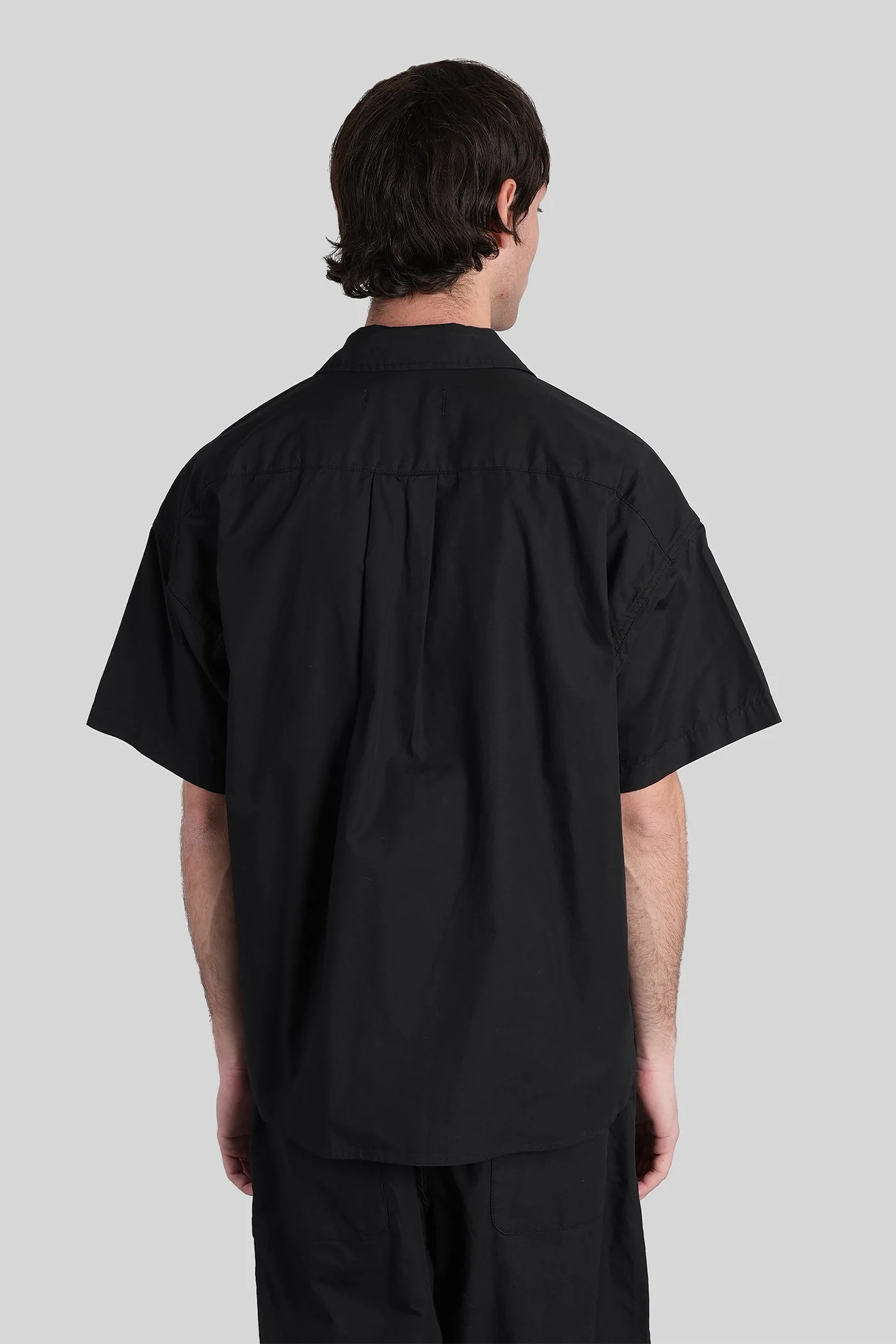Shirt in black cotton - Image 3