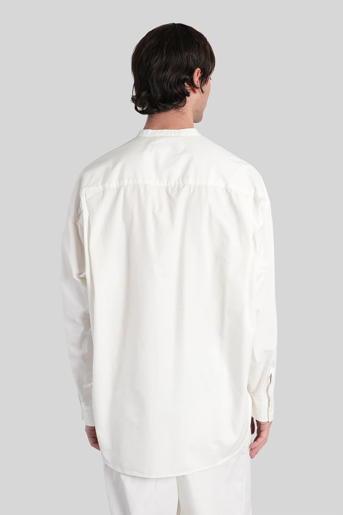 Shirt in white cotton - Image 3