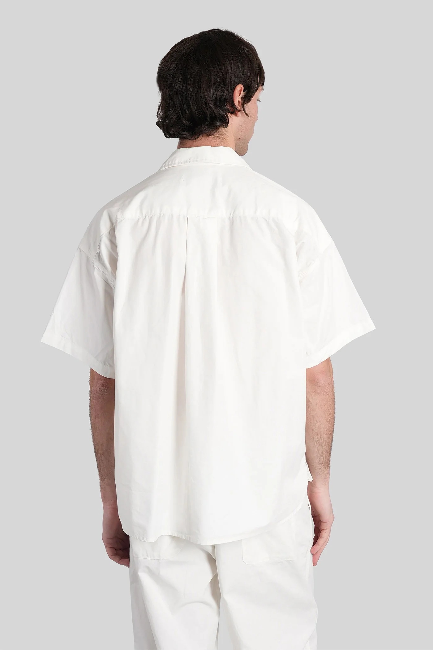 Shirt in white cotton - Image 3