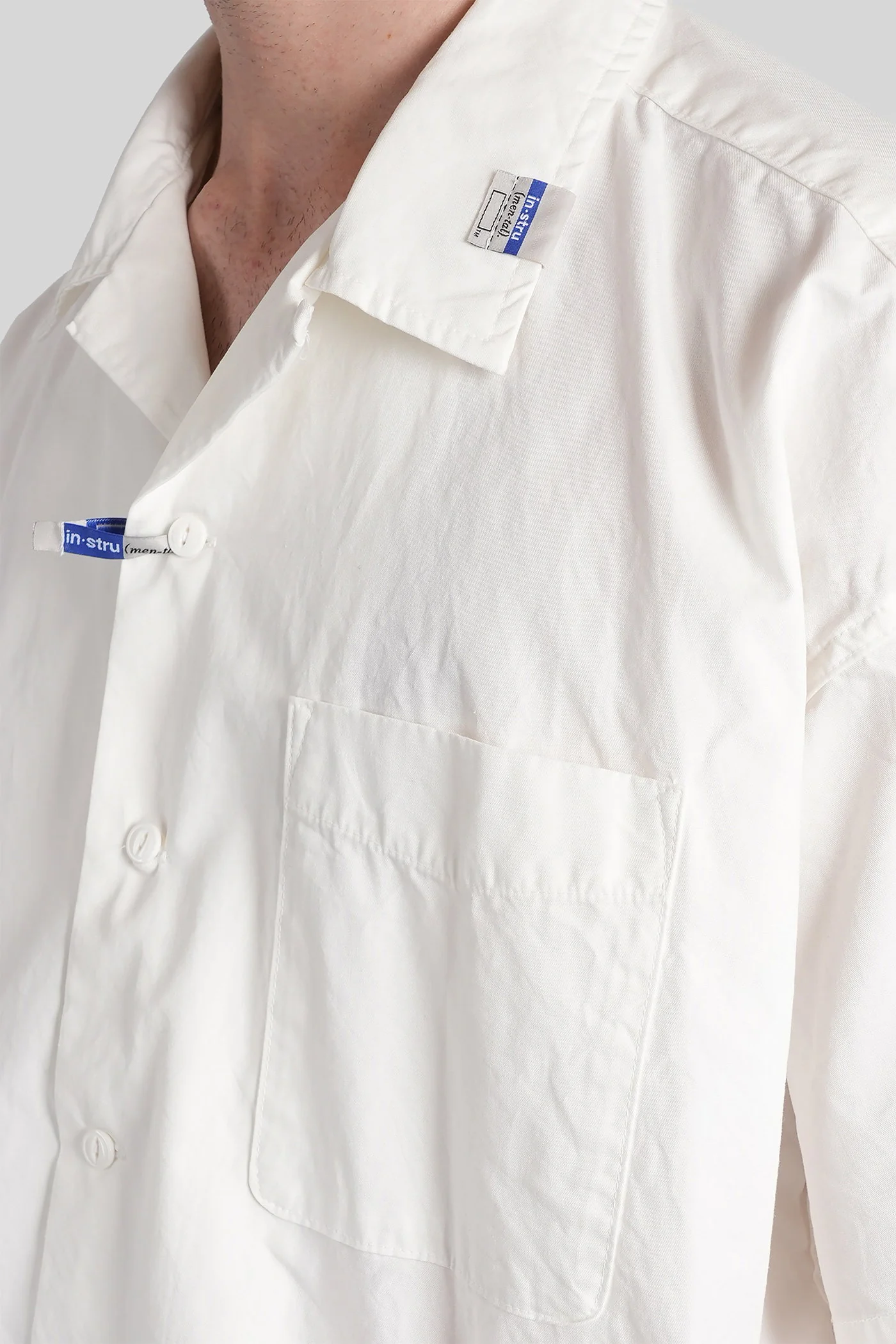 Shirt in white cotton - Image 5
