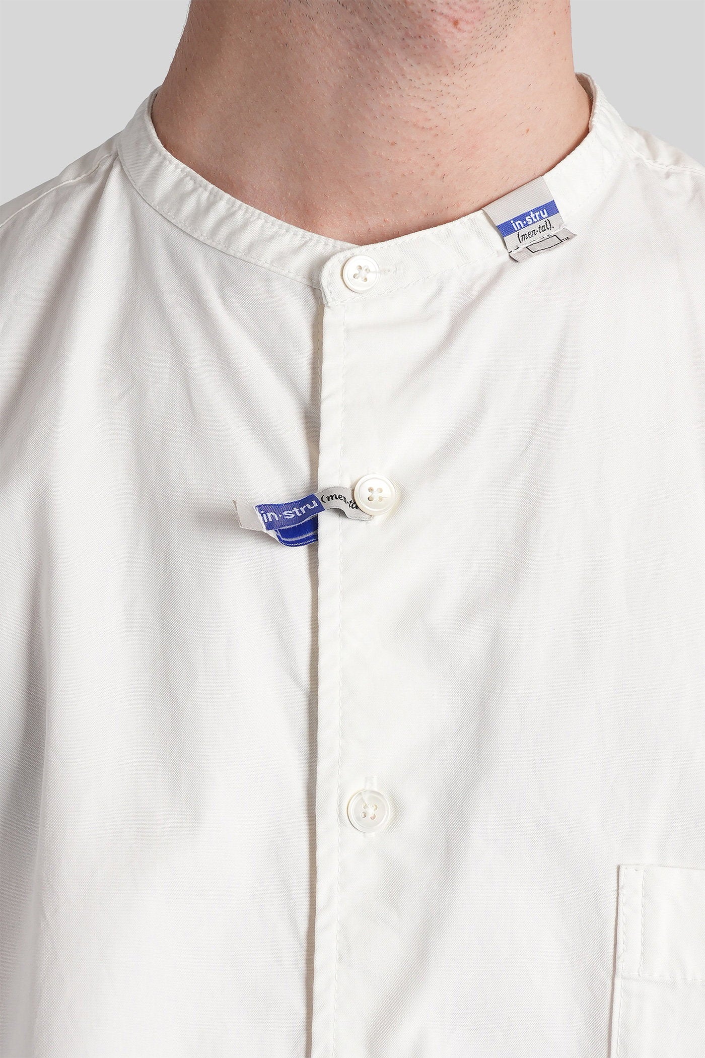 Shirt in white cotton - Image 5