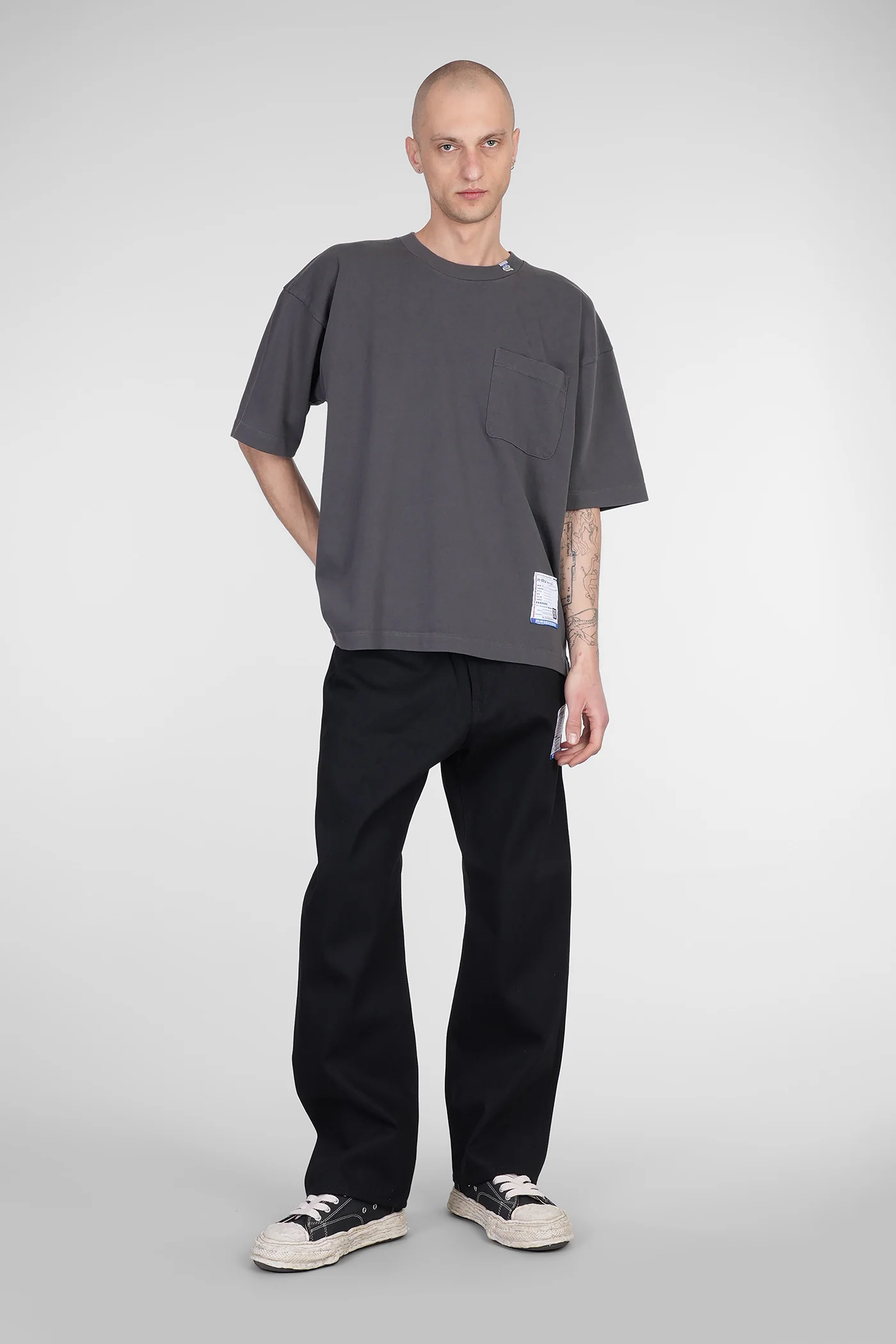 T-Shirt in grey cotton - Image 2