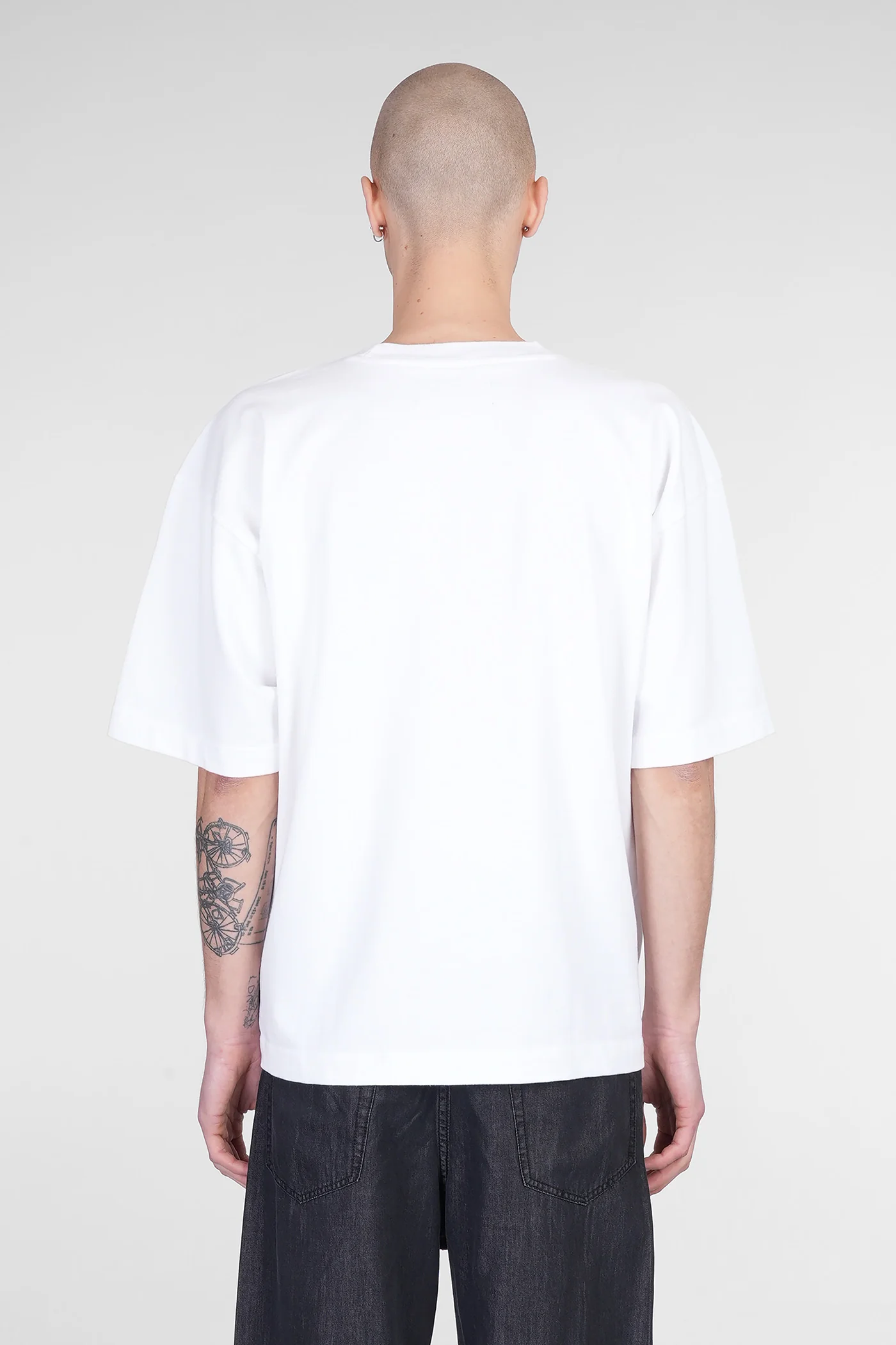 T-Shirt in white cotton - Image 3