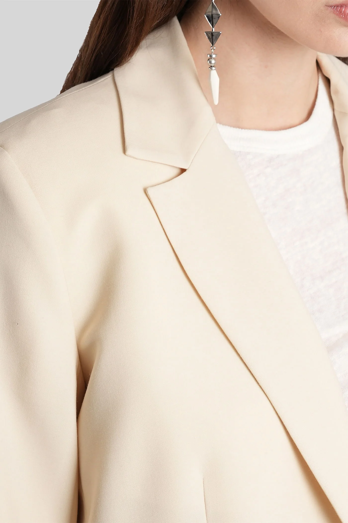 Alapi Blazer in beige polyester - Image 5