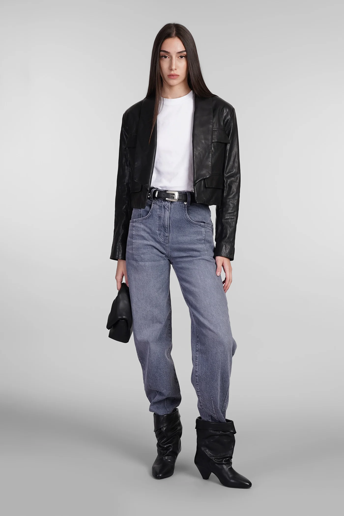 Ammara Jeans in blue cotton - Image 2
