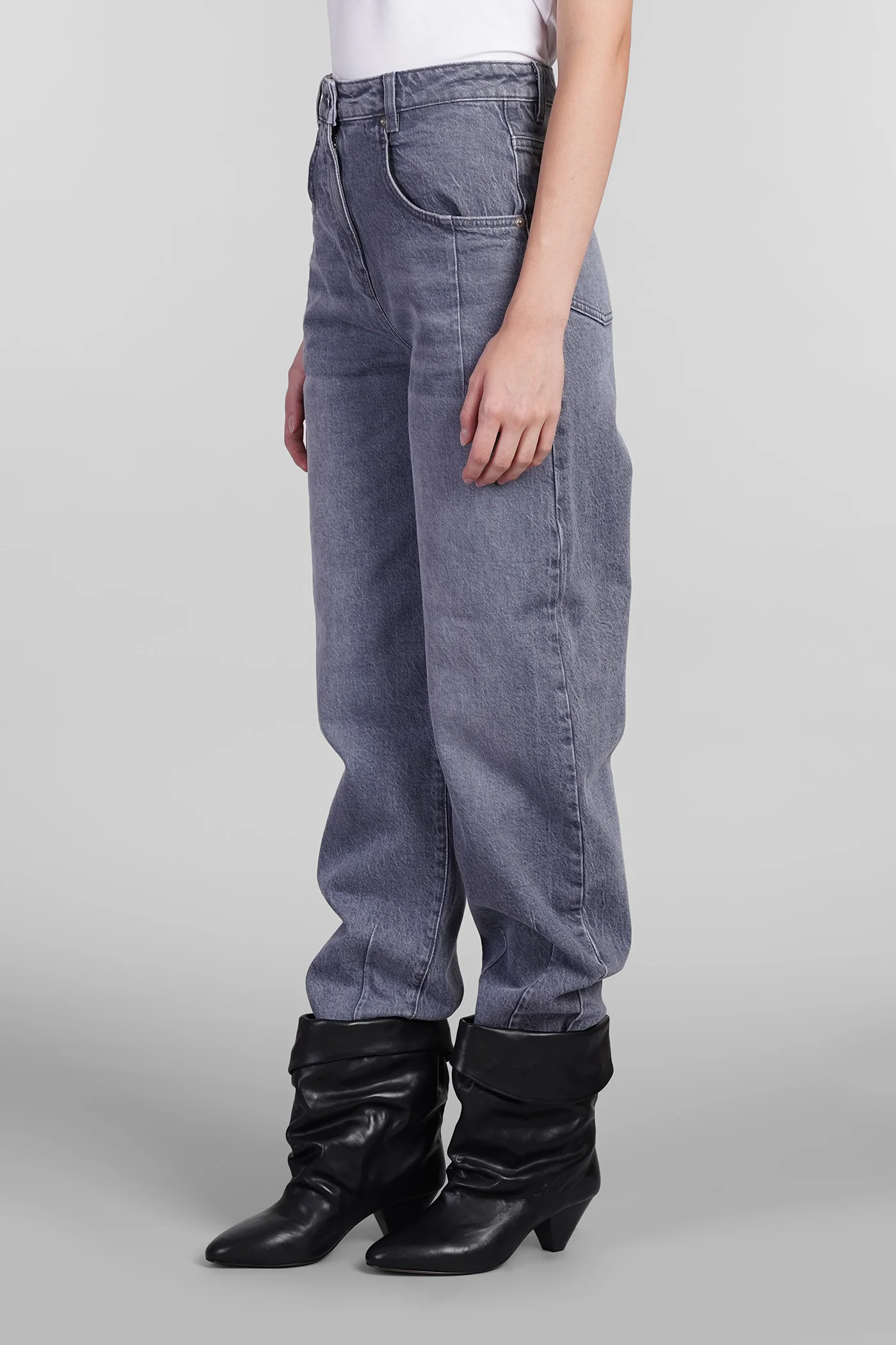Ammara Jeans in blue cotton - Image 4