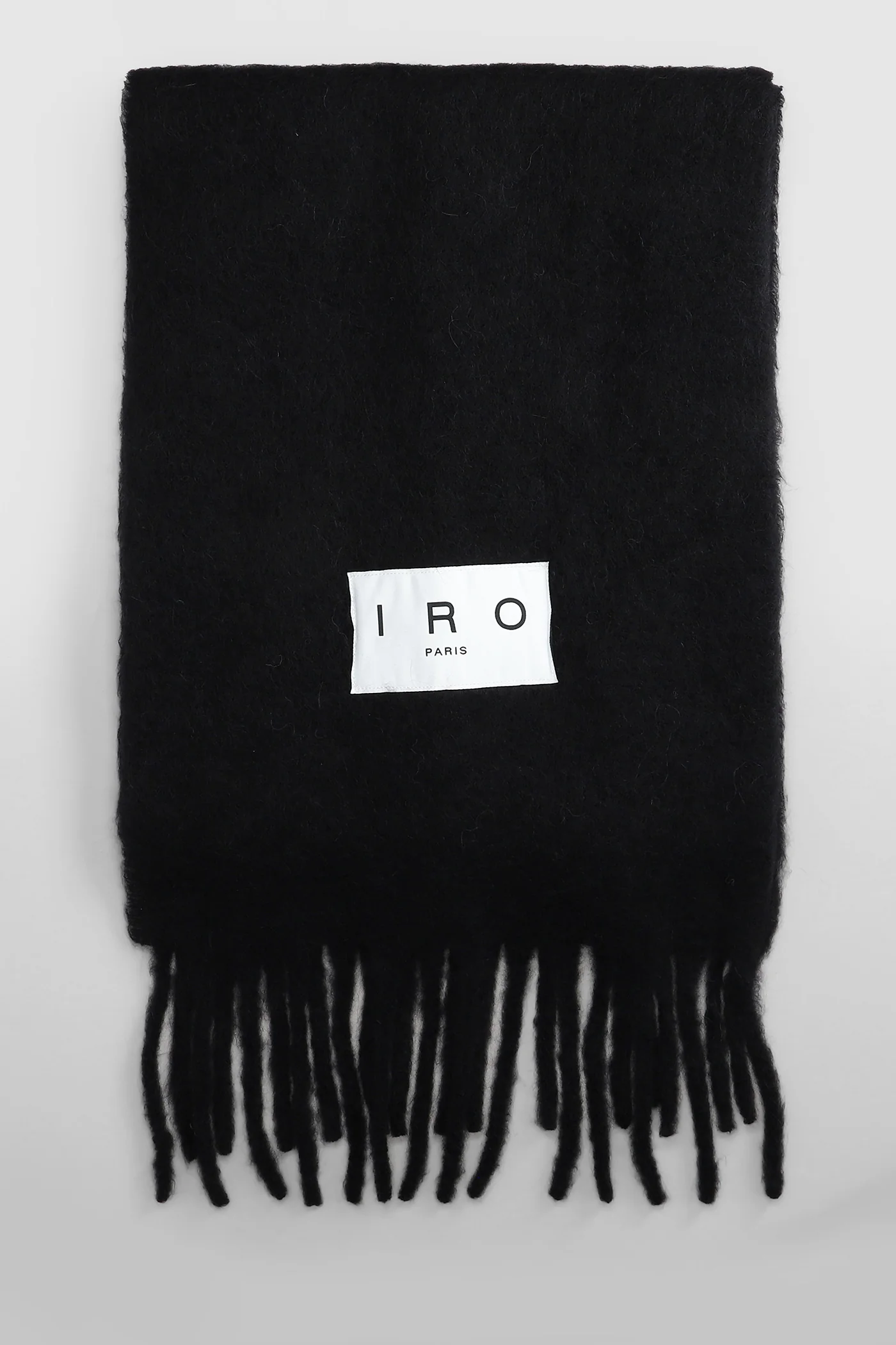 Authie Scarve in black Alpaca