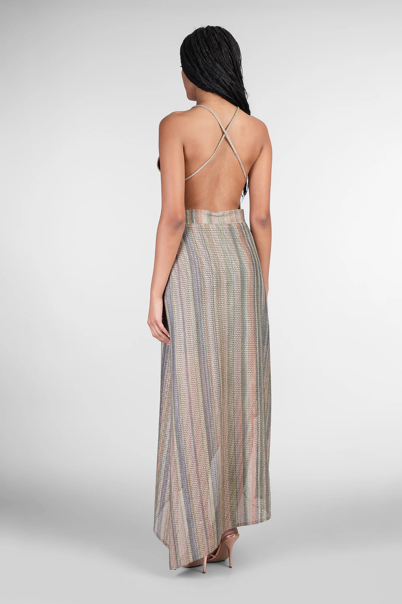 Emman Long dress in multicolor polyester - Image 3