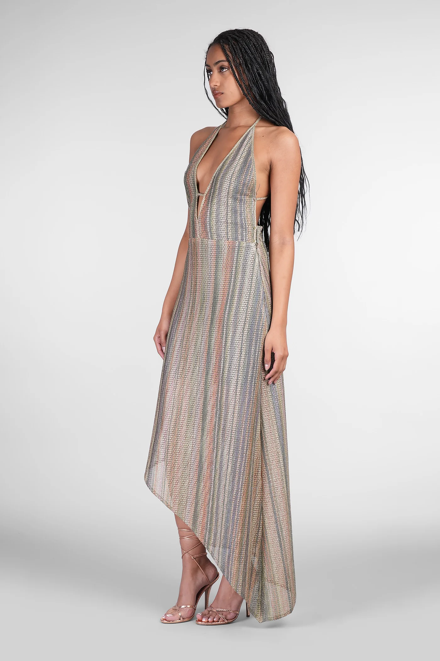 Emman Long dress in multicolor polyester - Image 4