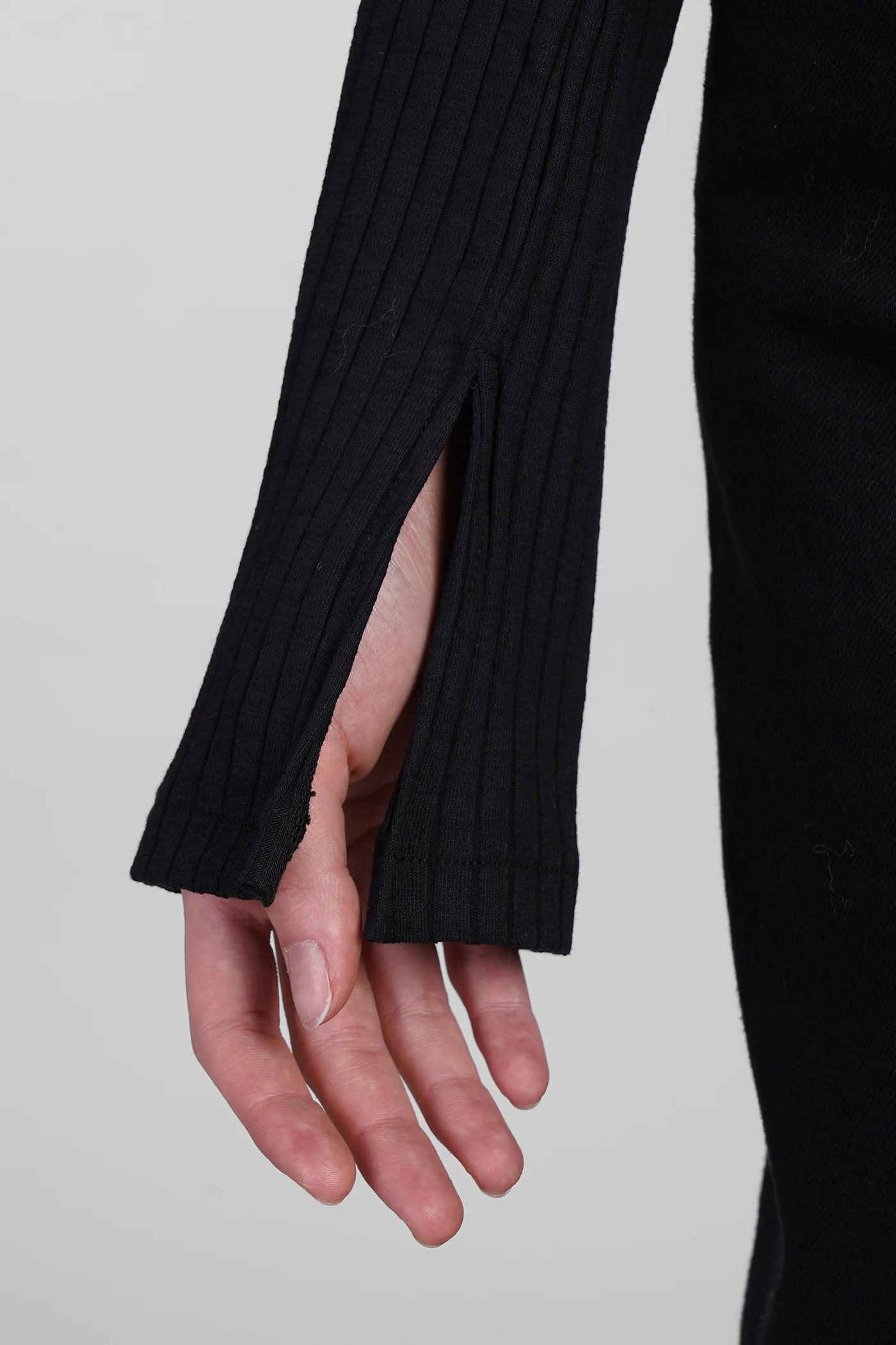 Ersilia Topwear in black cotton - Image 5