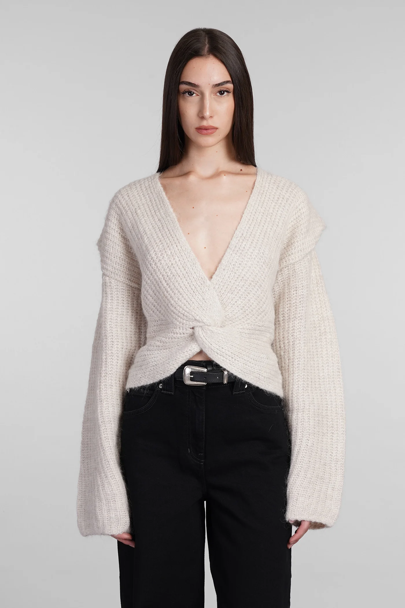 Ferisse Knitwear in beige Alpaca