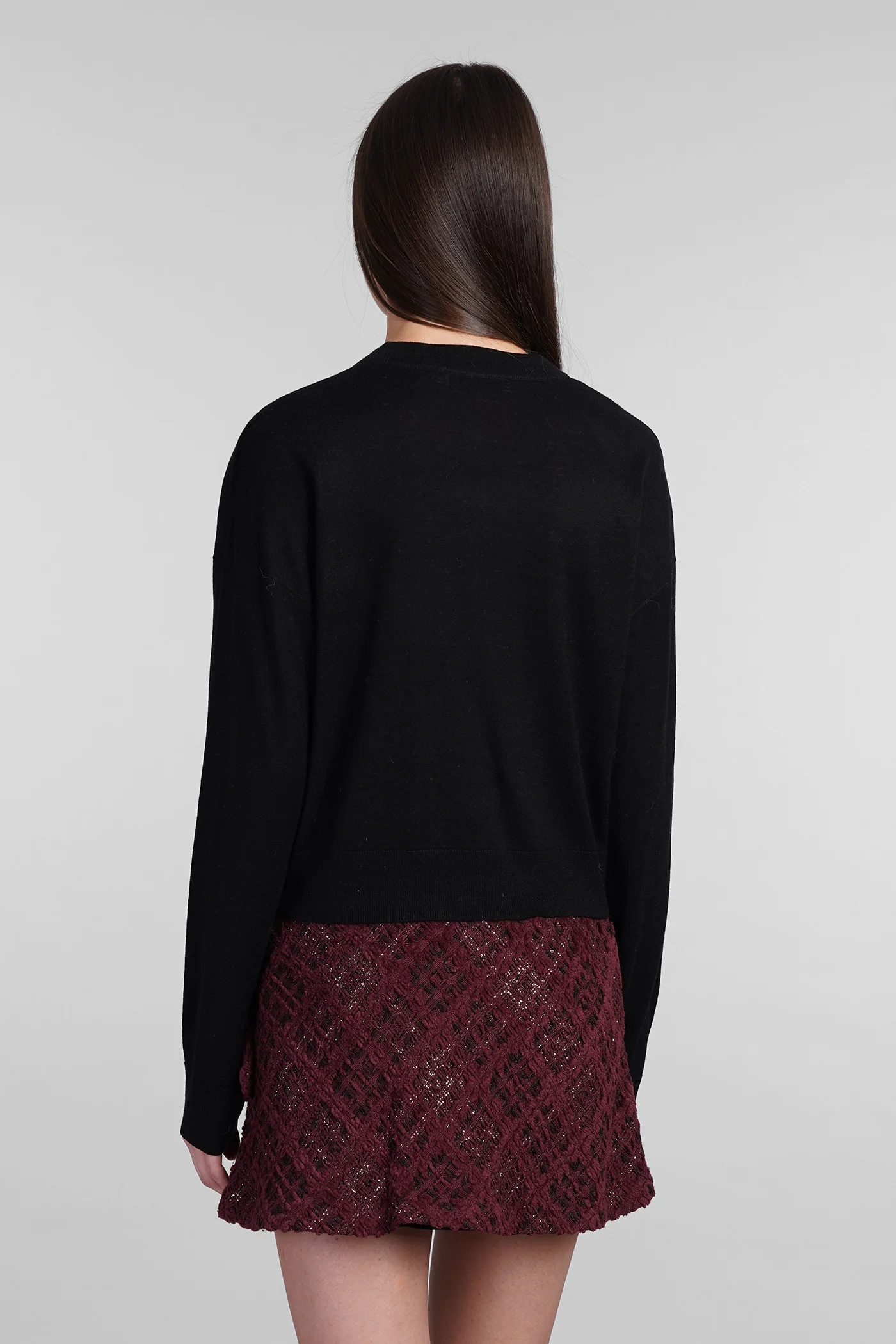 Lova Knitwear in black silk - Image 3