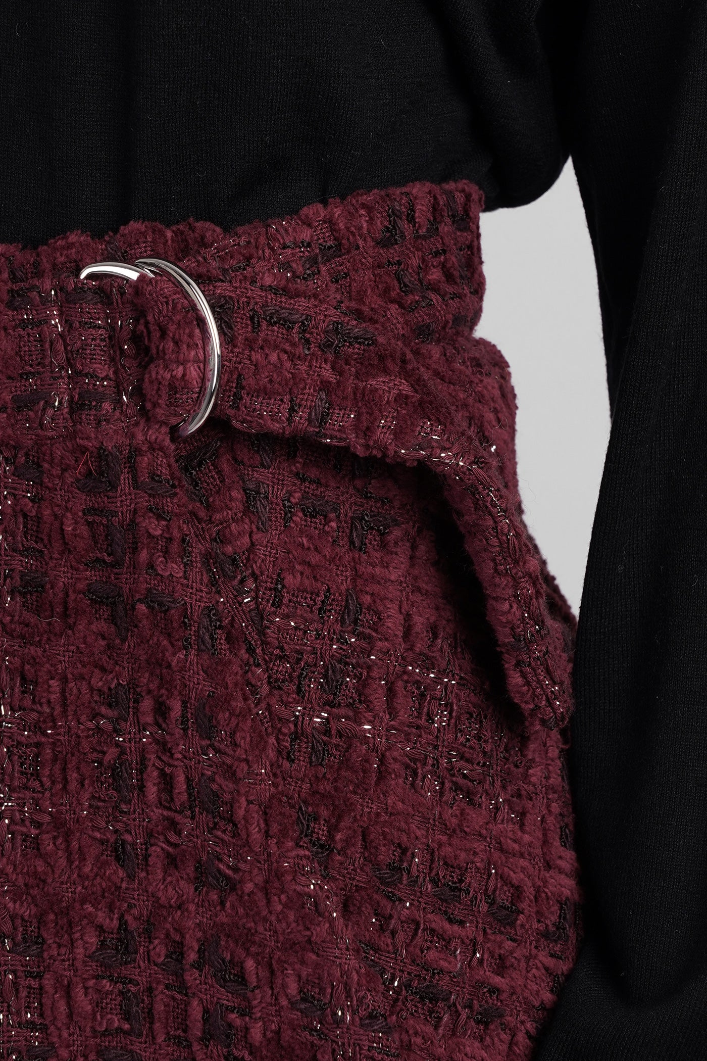 Solfin Skirt in bordeaux cotton - Image 5