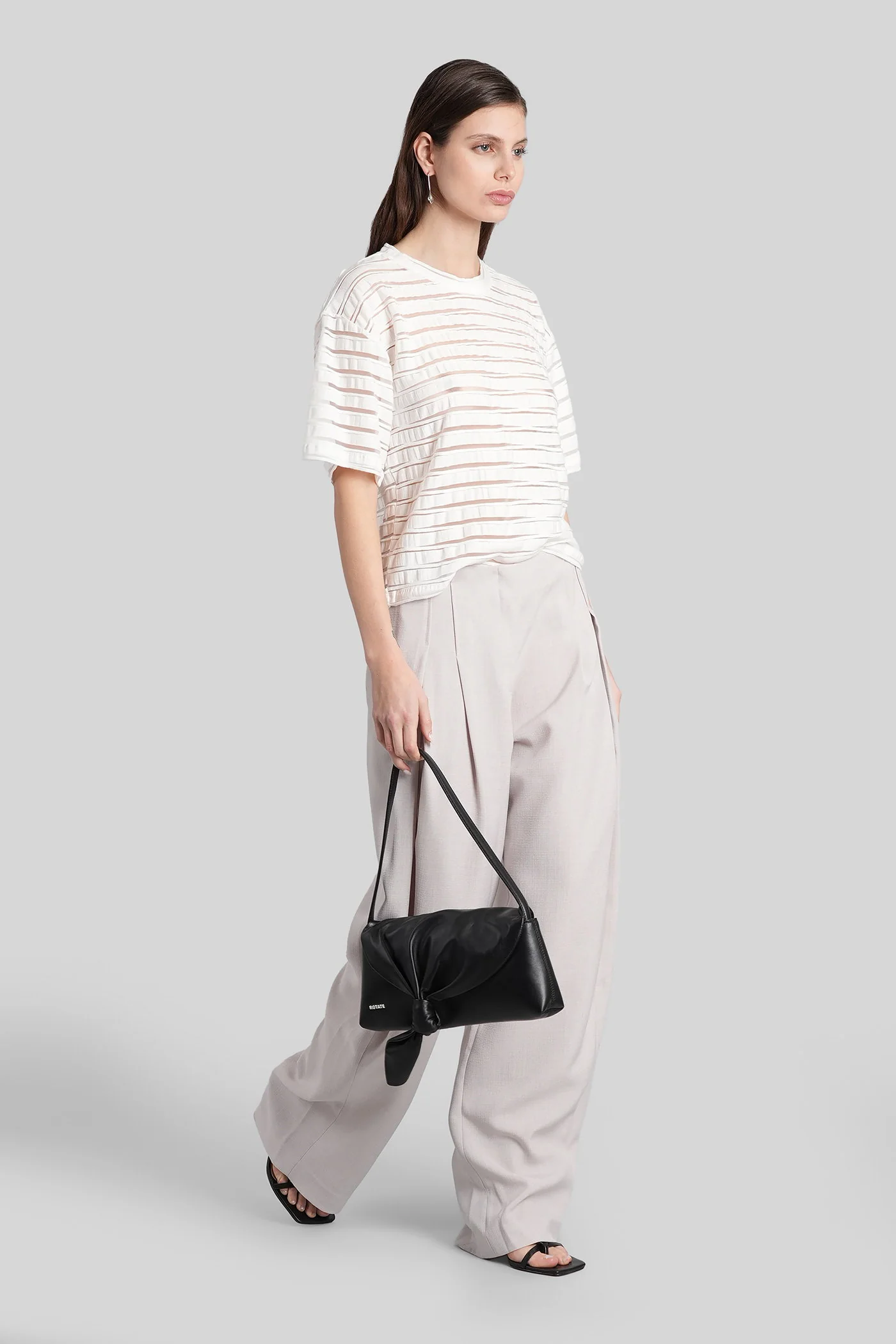 Ulizia T-Shirt in white cotton - Image 7