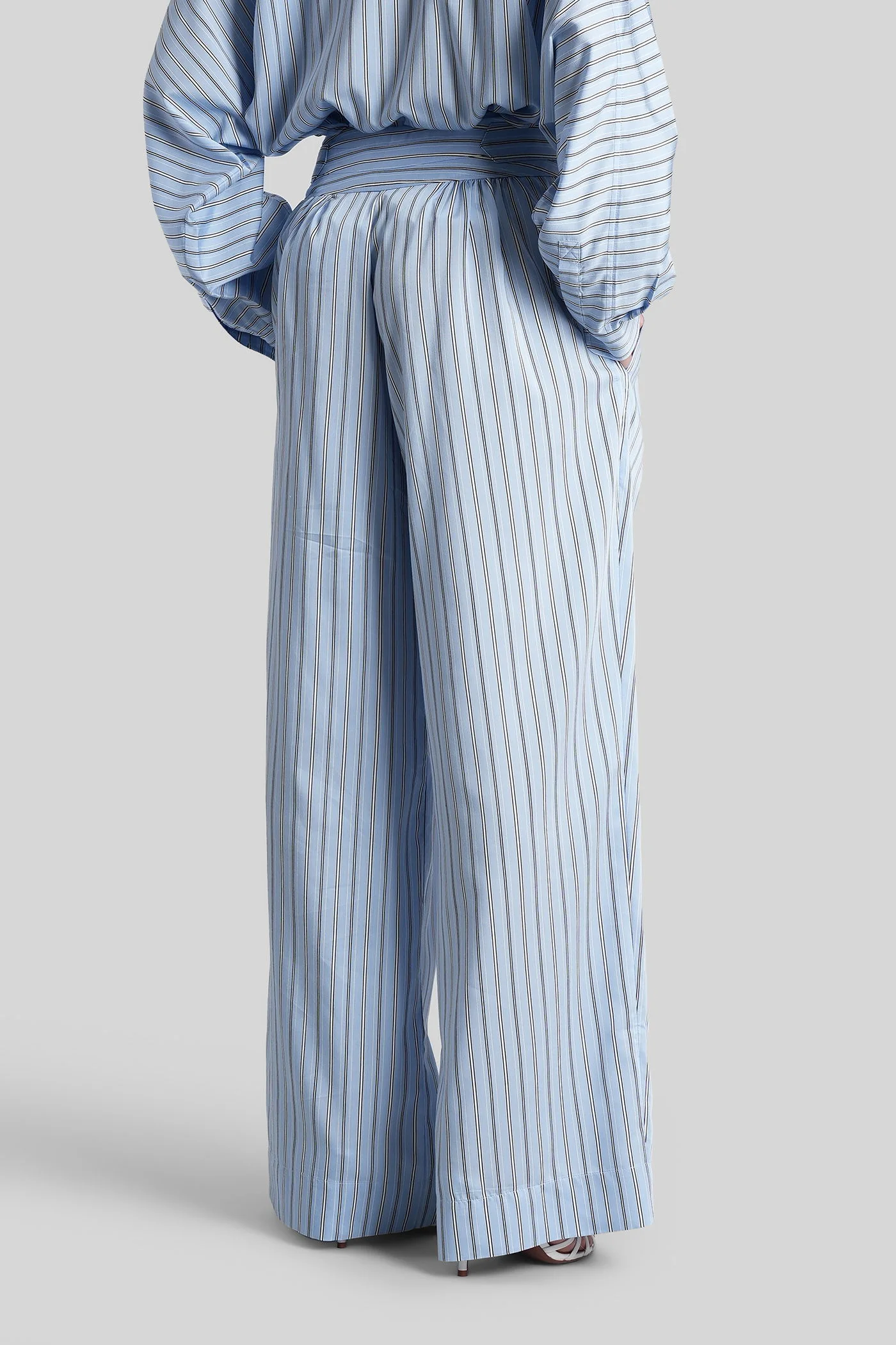 Ulyse Pants in cyan viscose - Image 3