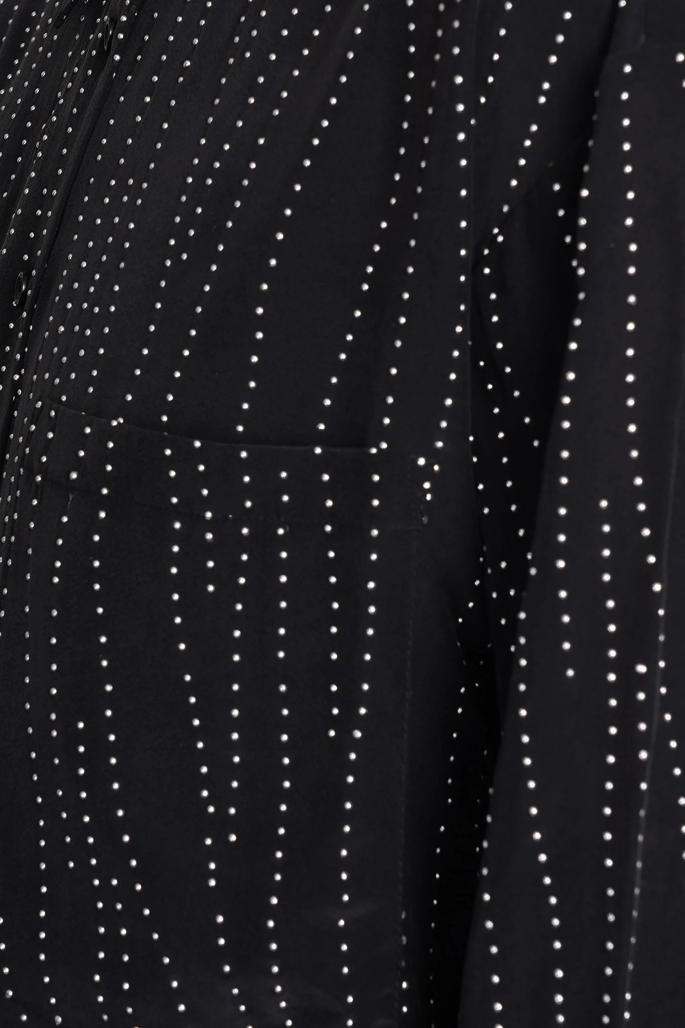Zefiro Shirt in black viscose - Image 5