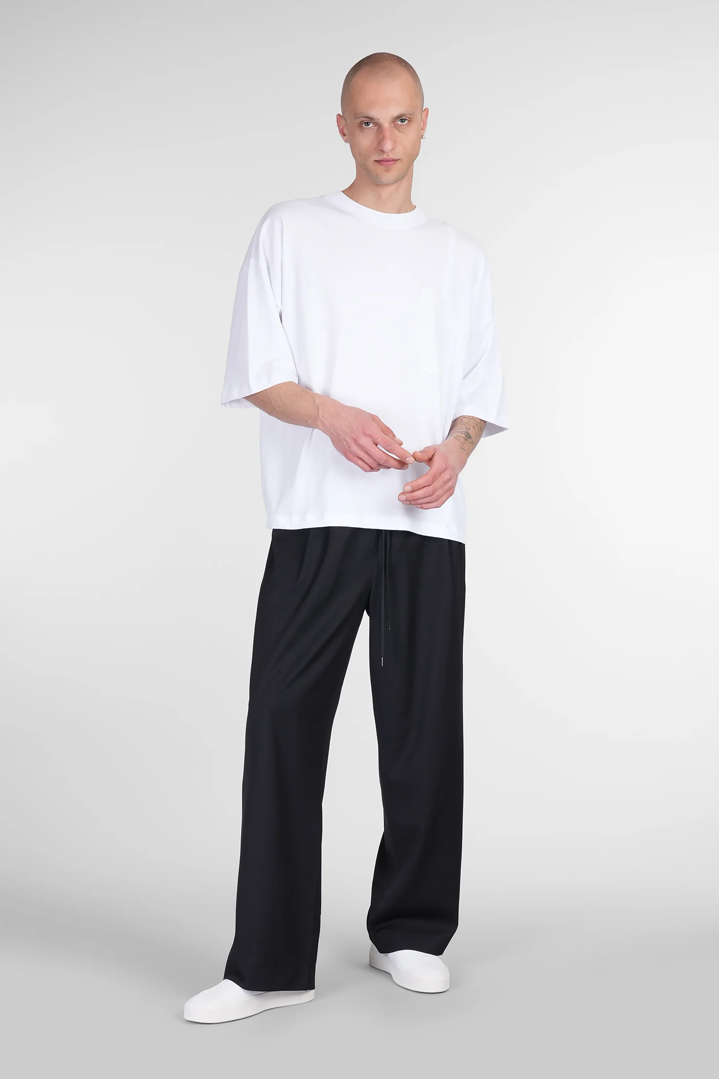 T-Shirt in white cotton - Image 2