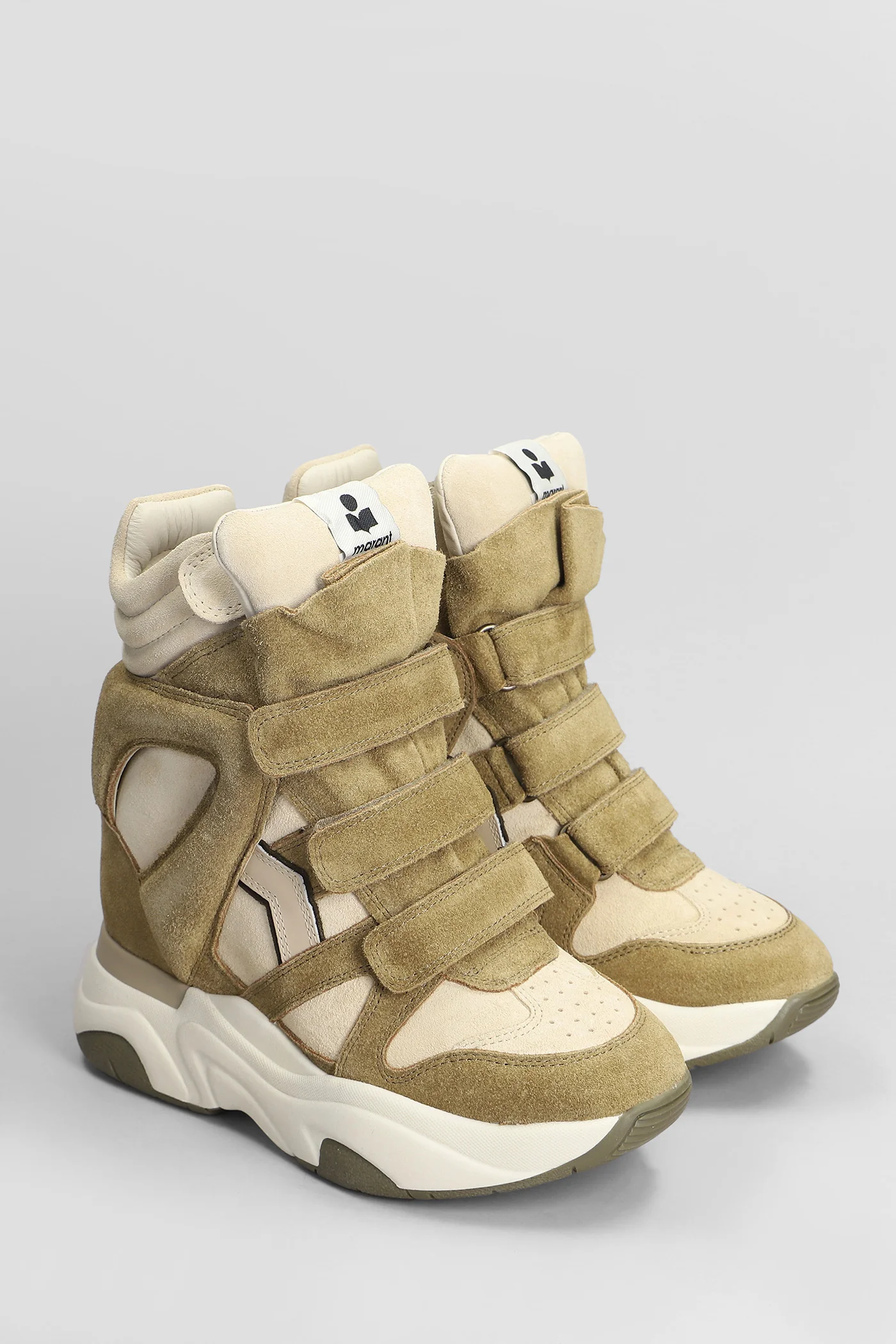 Balskee Sneakers in beige suede - Image 2