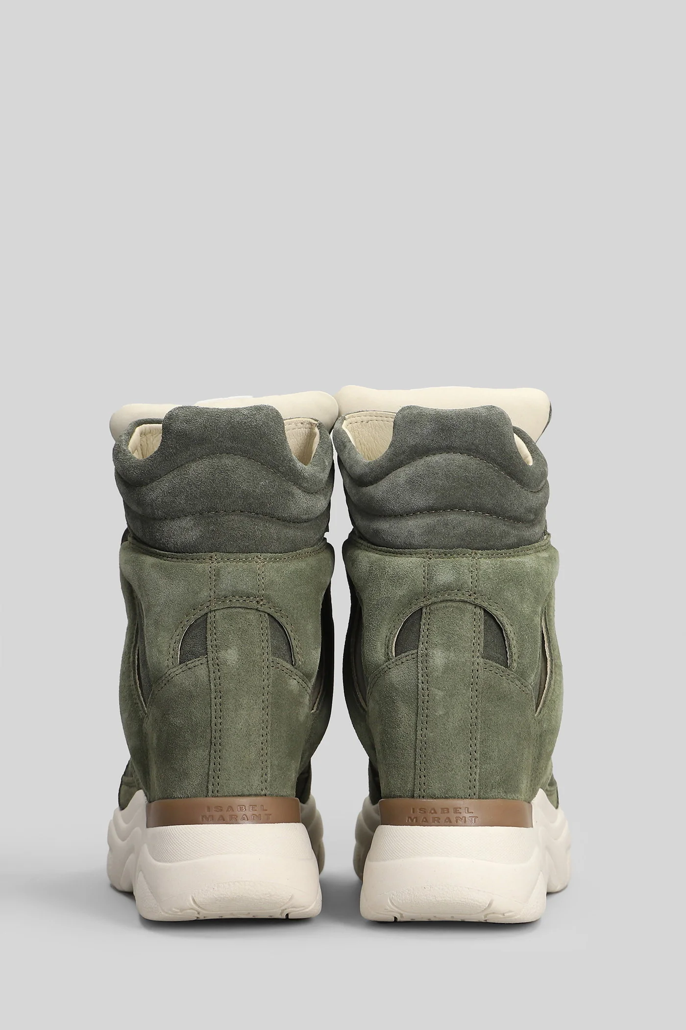 Balskee Sneakers in green suede - Image 4