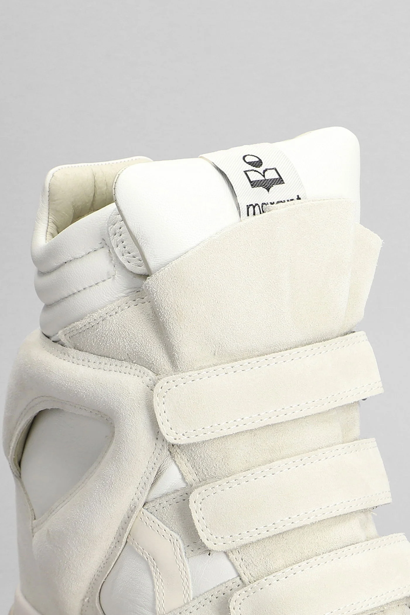 Balskee Sneakers in white suede and leather - Image 5