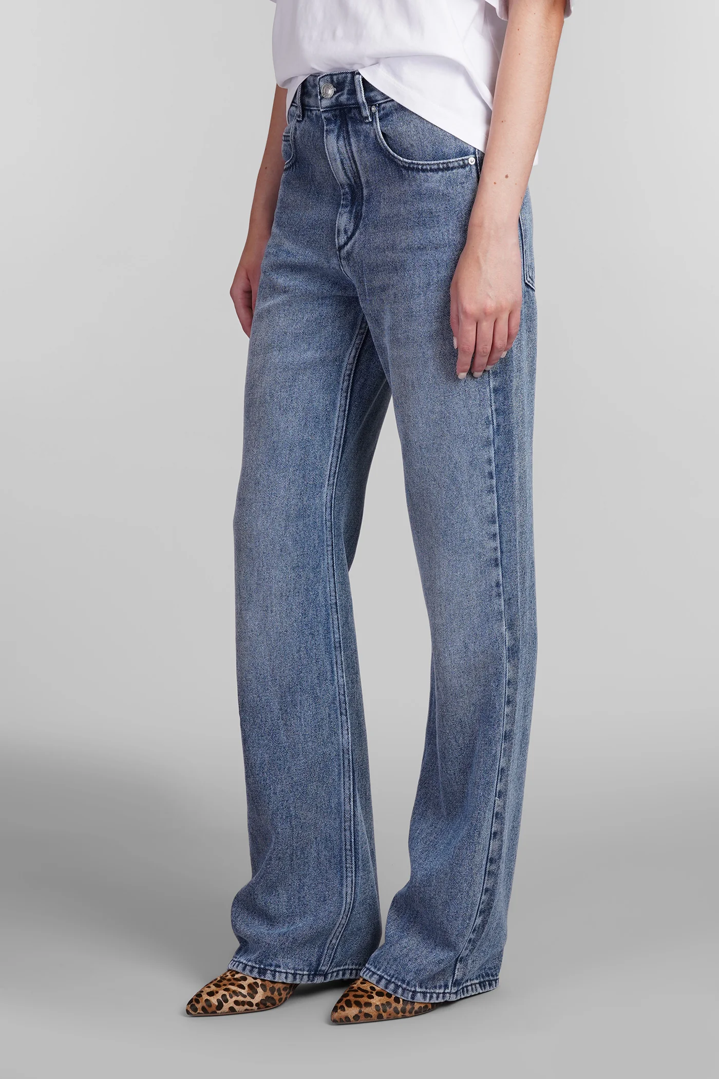 Belvira Jeans in blue cotton - Image 4