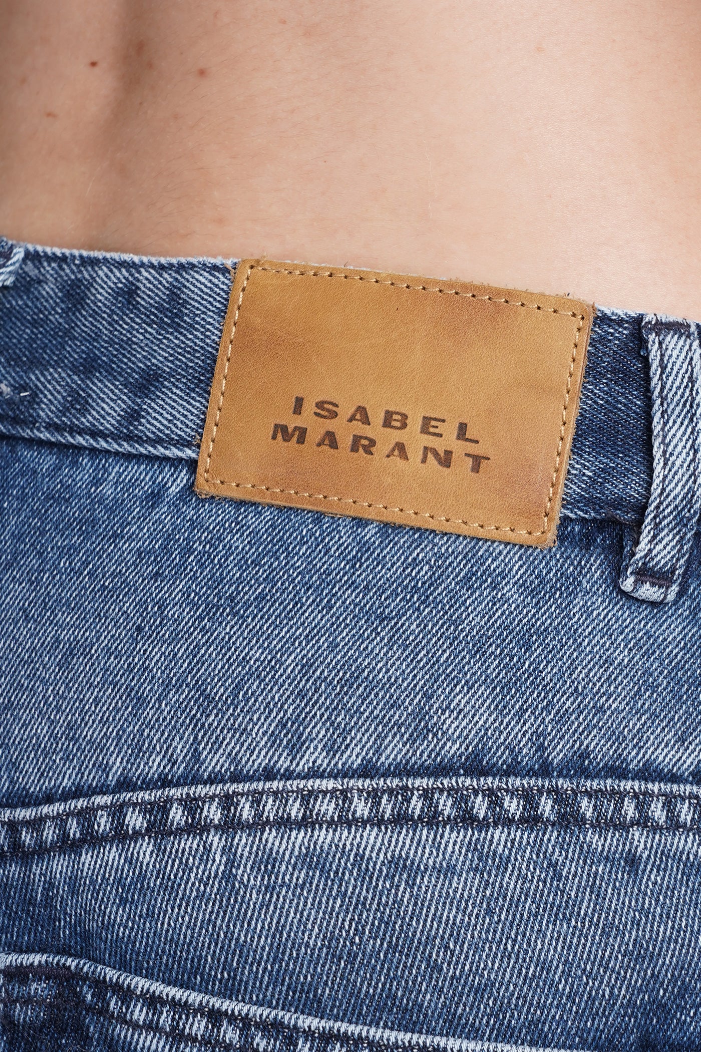 Belvira Jeans in blue cotton - Image 5