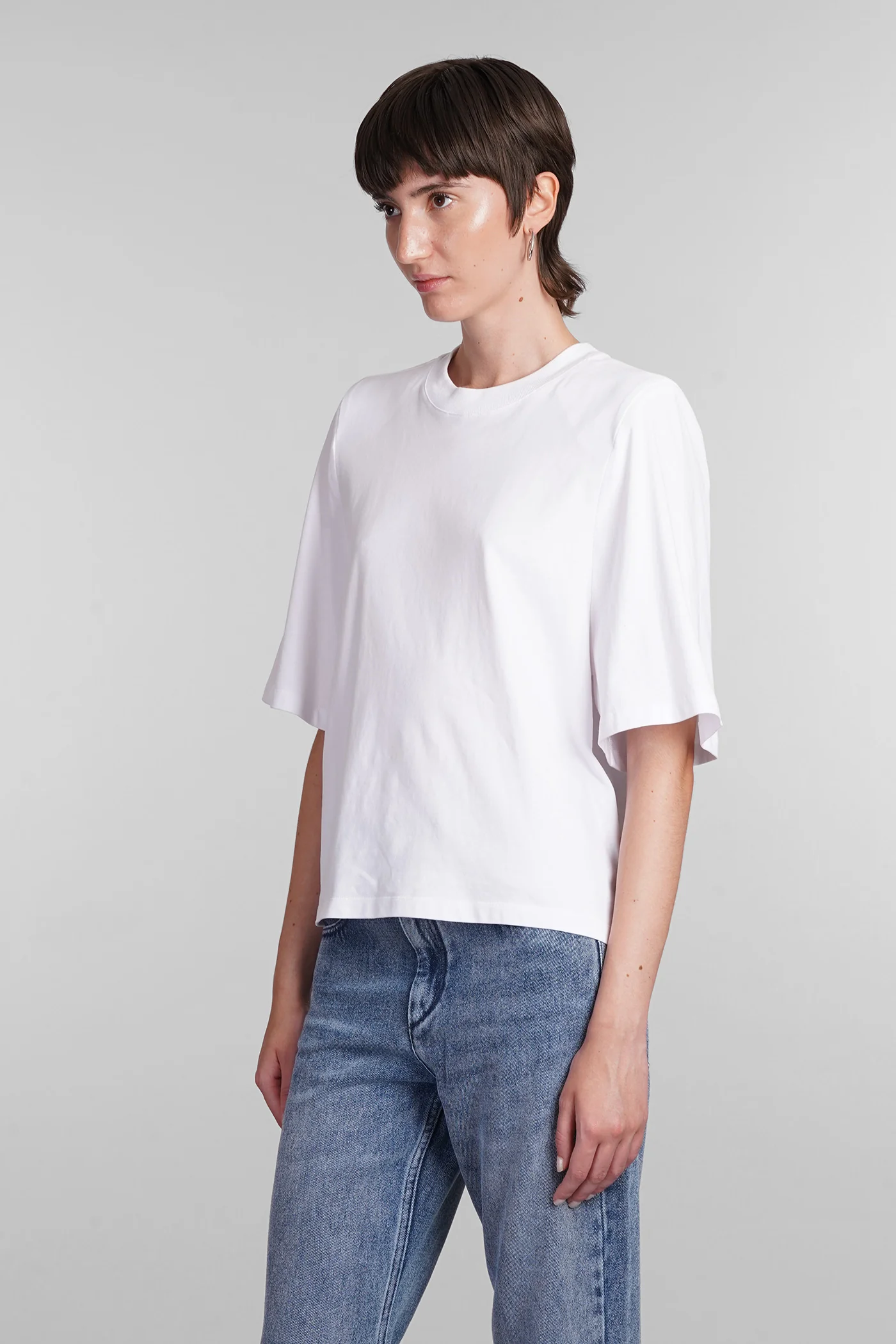 Ben T-Shirt in white cotton - Image 4