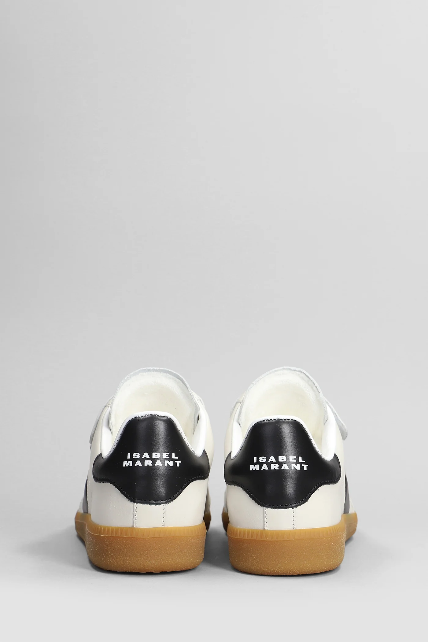 Beth Sneakers in white suede and leather - Image 4