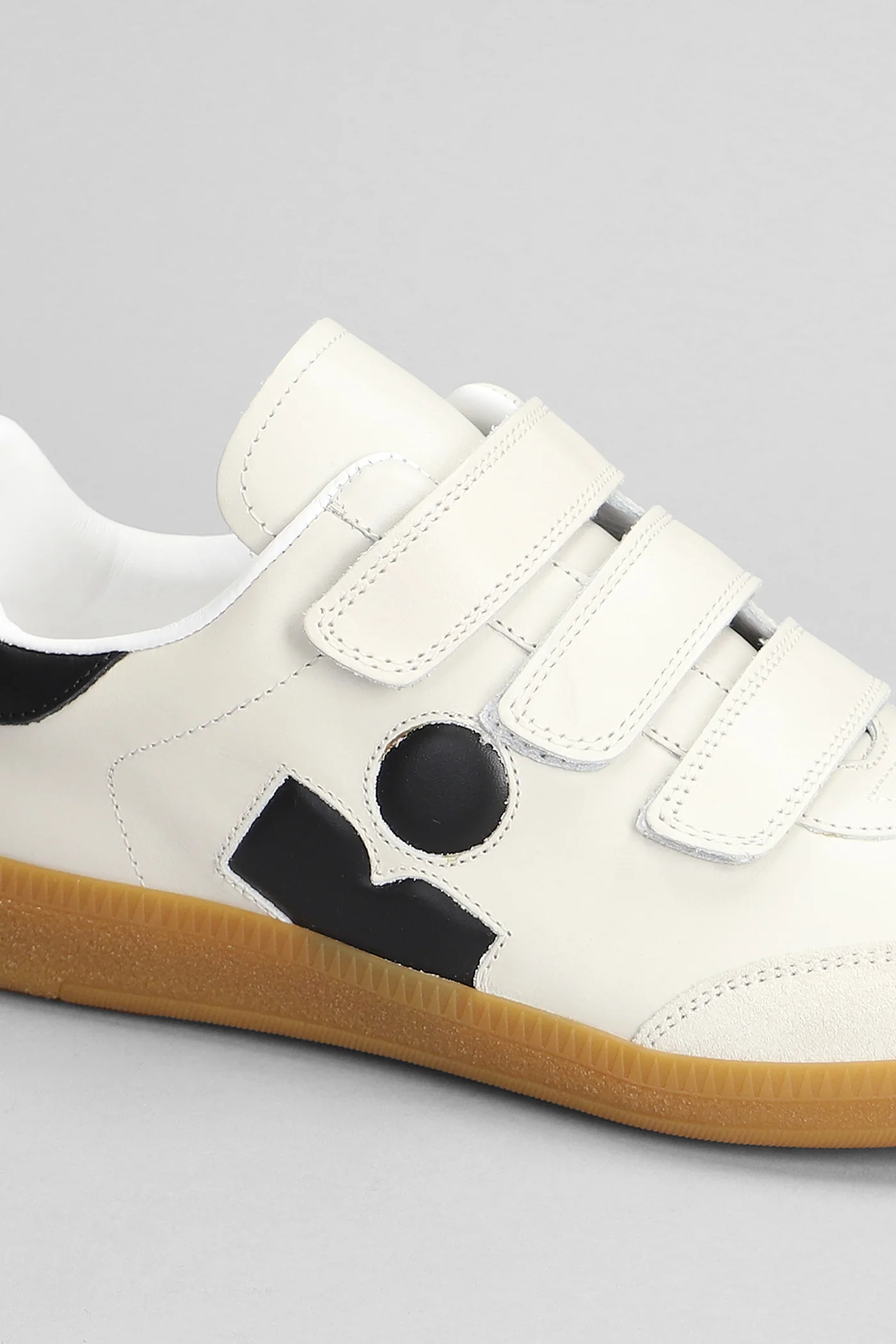 Beth Sneakers in white suede and leather - Image 5