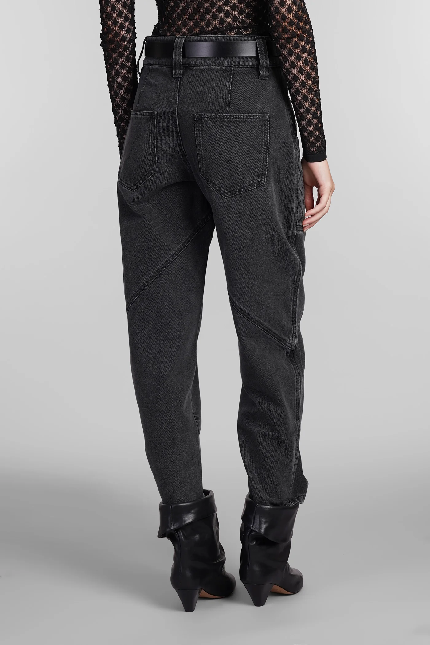 Catarina Jeans in grey cotton - Image 3