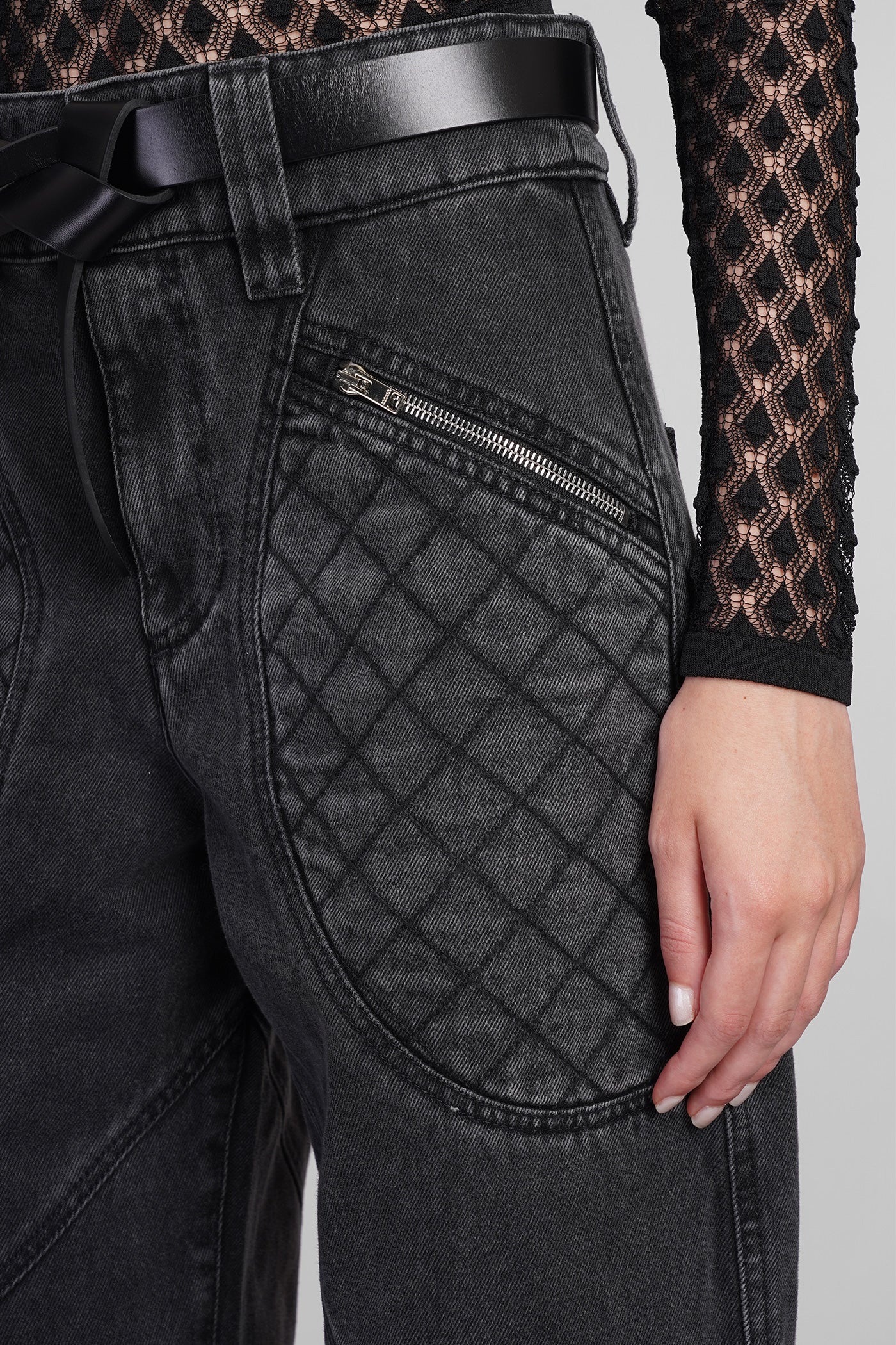 Catarina Jeans in grey cotton - Image 5