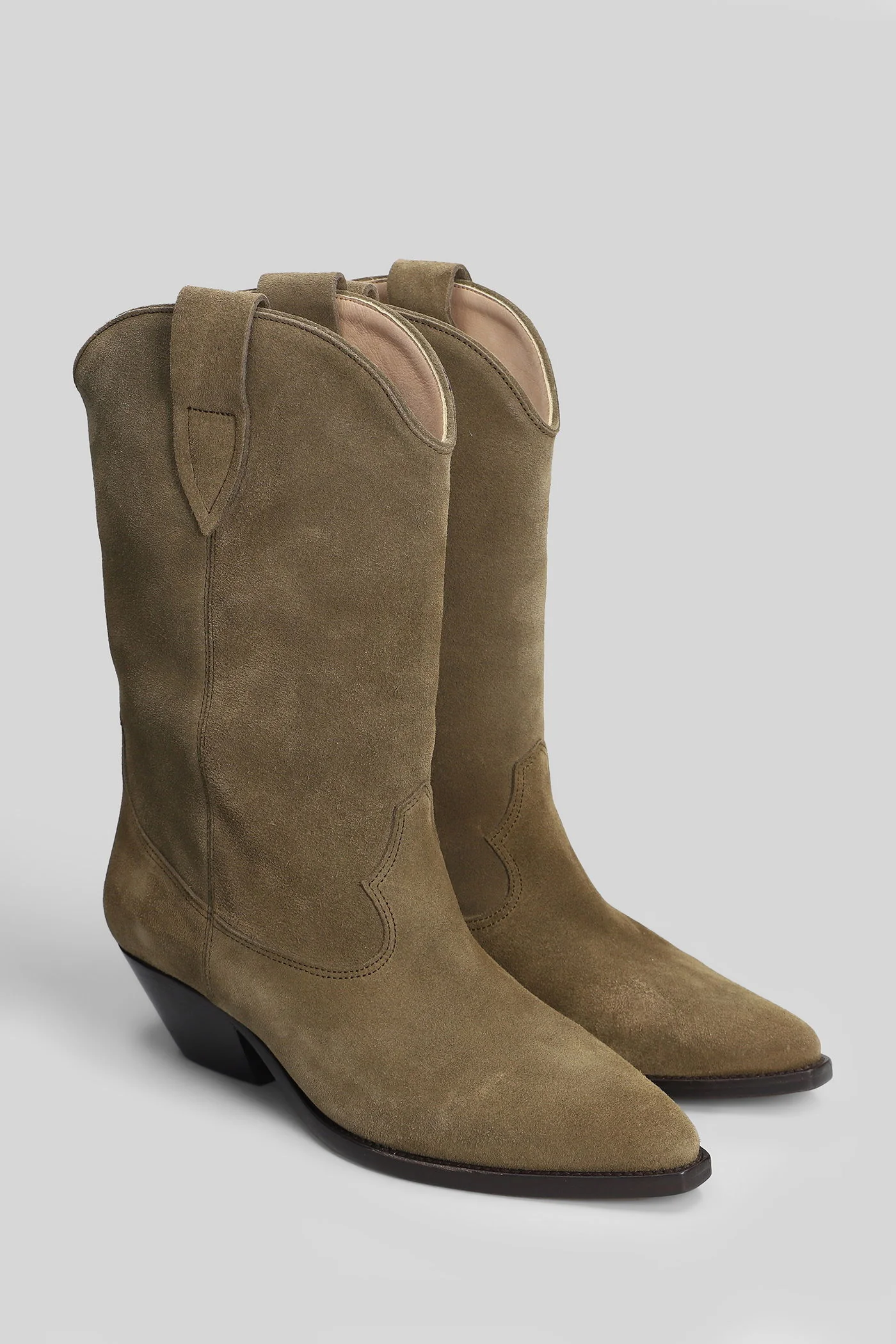 Duerto texan Ankle boots in brown suede - Image 7