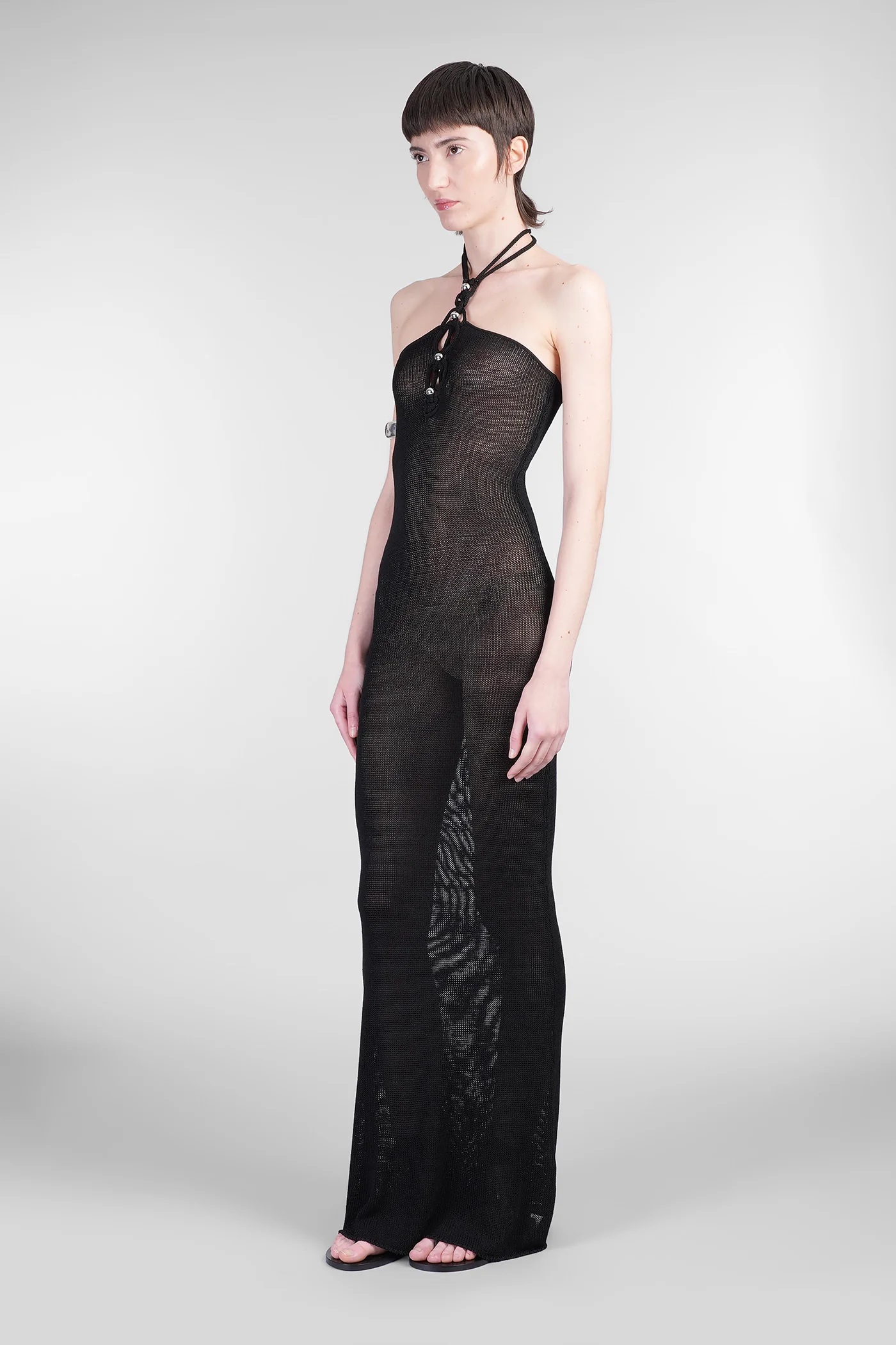 Eileen Dress woman  in black viscose - Image 4