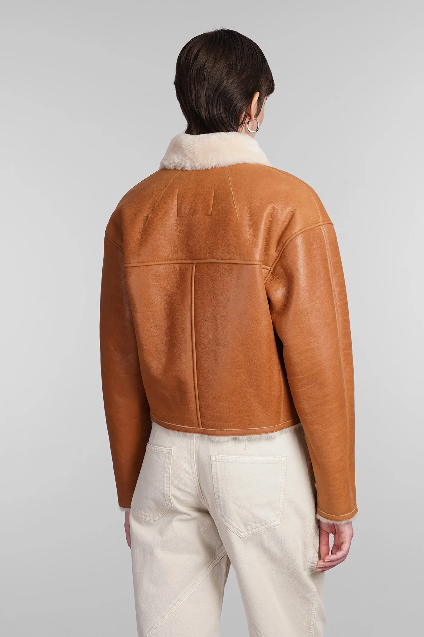 Eriana Shearling in leather color leather - Image 3