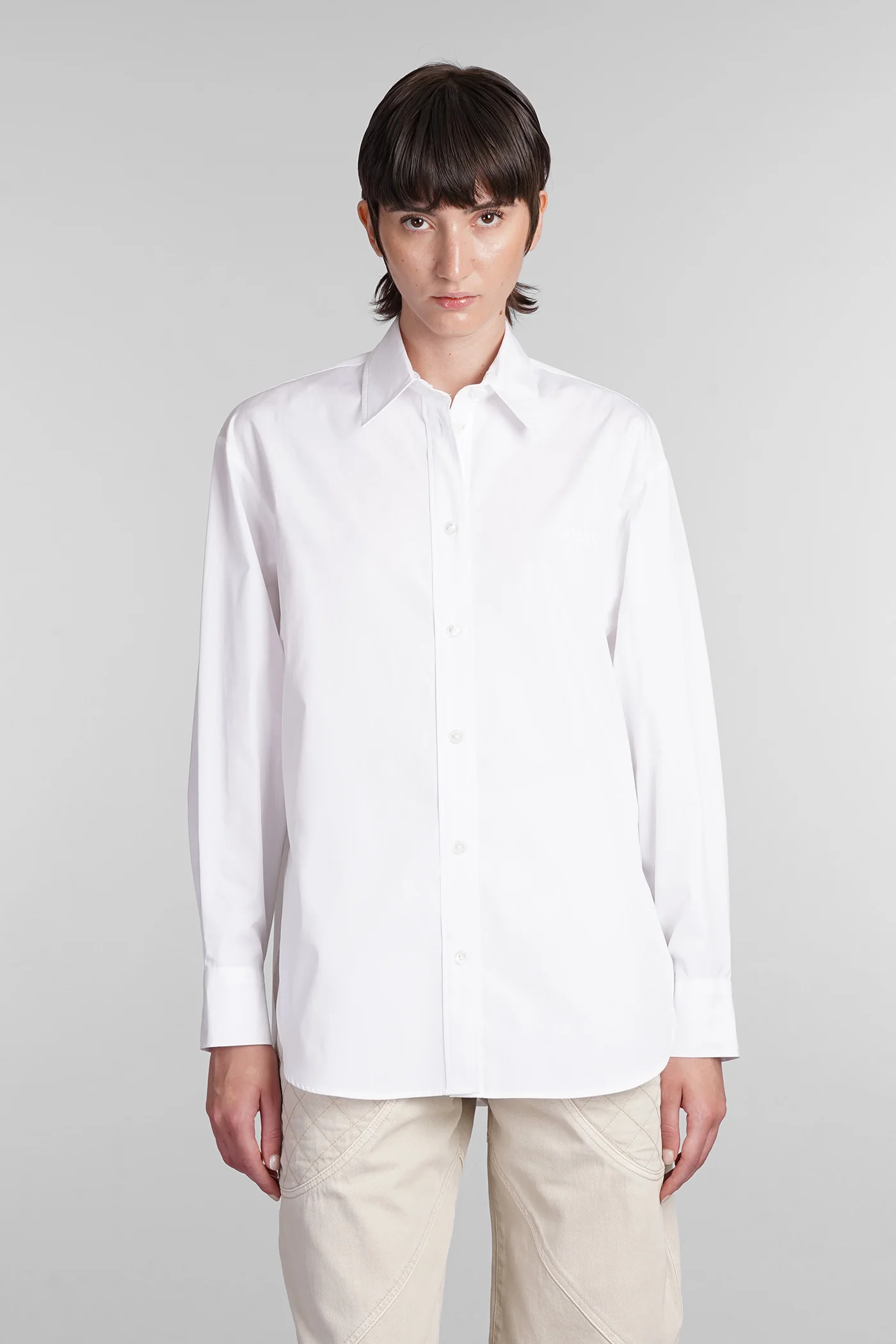 Fabrizia Shirt in white cotton