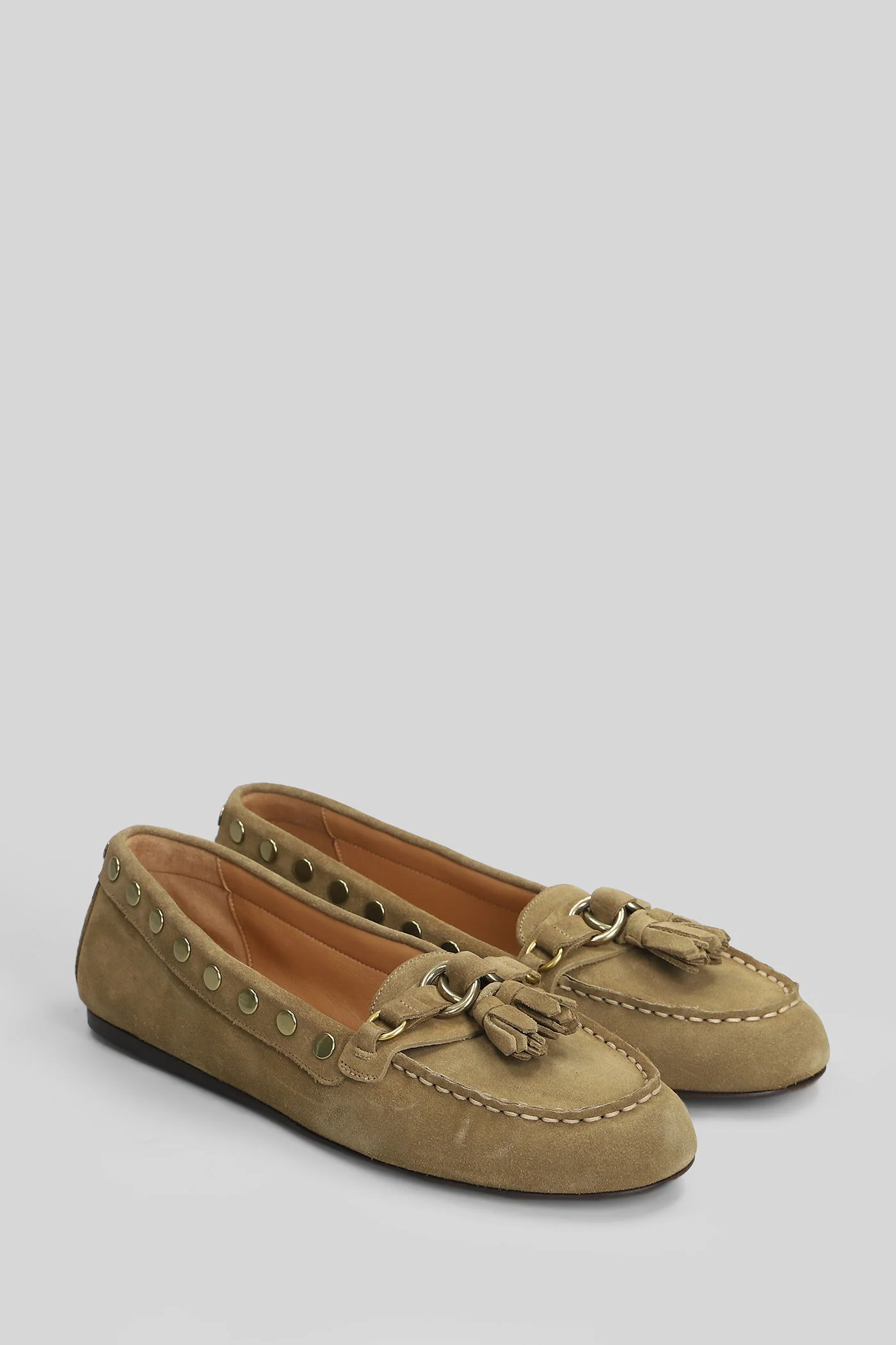 Faxel Loafers in taupe suede - Image 2