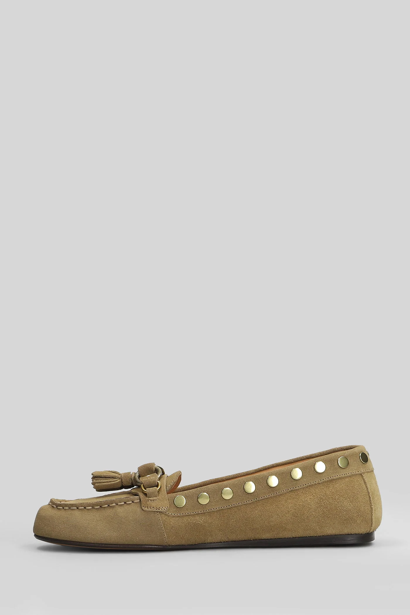 Faxel Loafers in taupe suede - Image 3