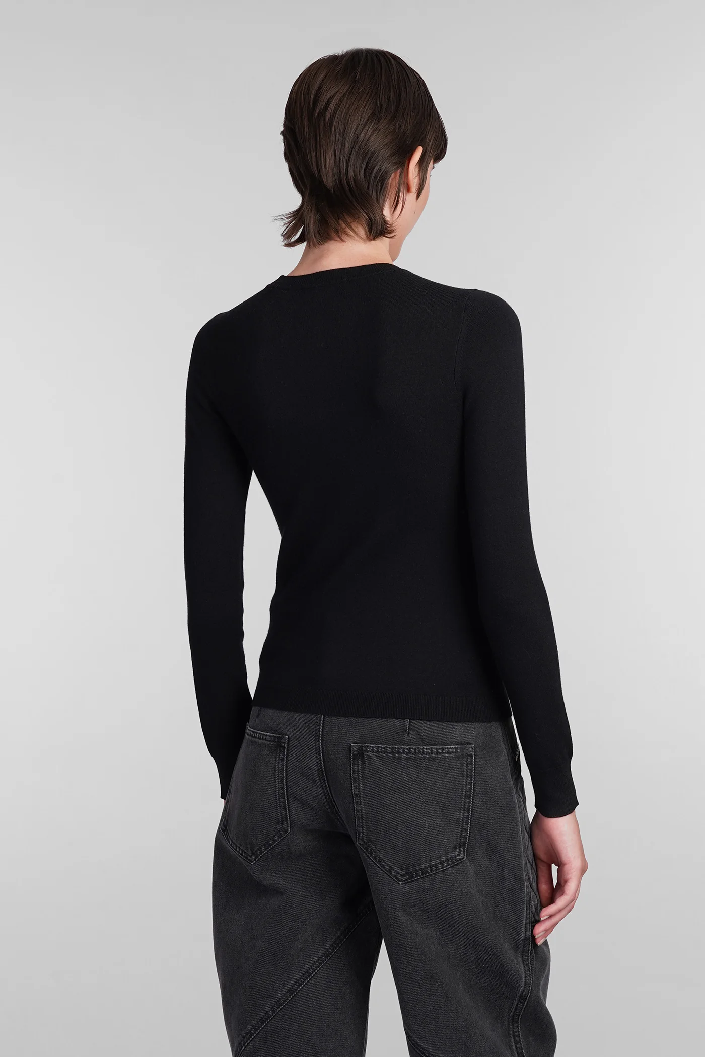 Gio Knitwear in black viscose - Image 3
