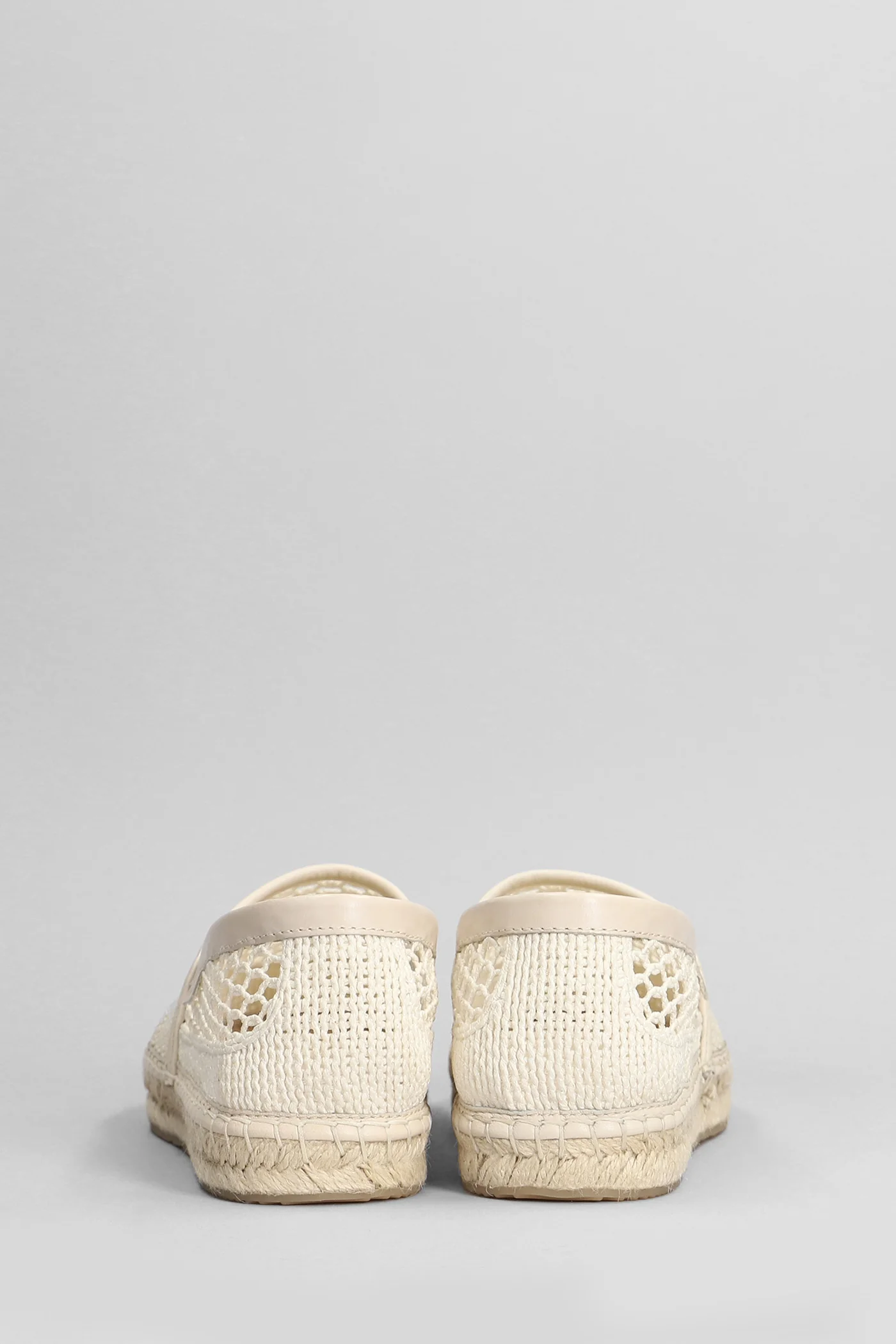 Halky Espadrilles in beige cotton - Image 4