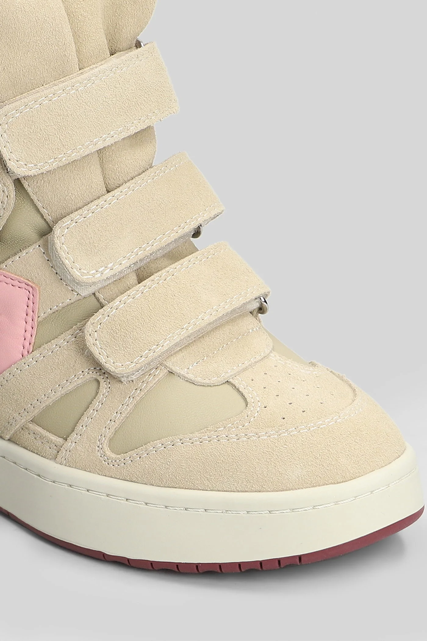 Im3 Sneakers in beige suede and leather - Image 5