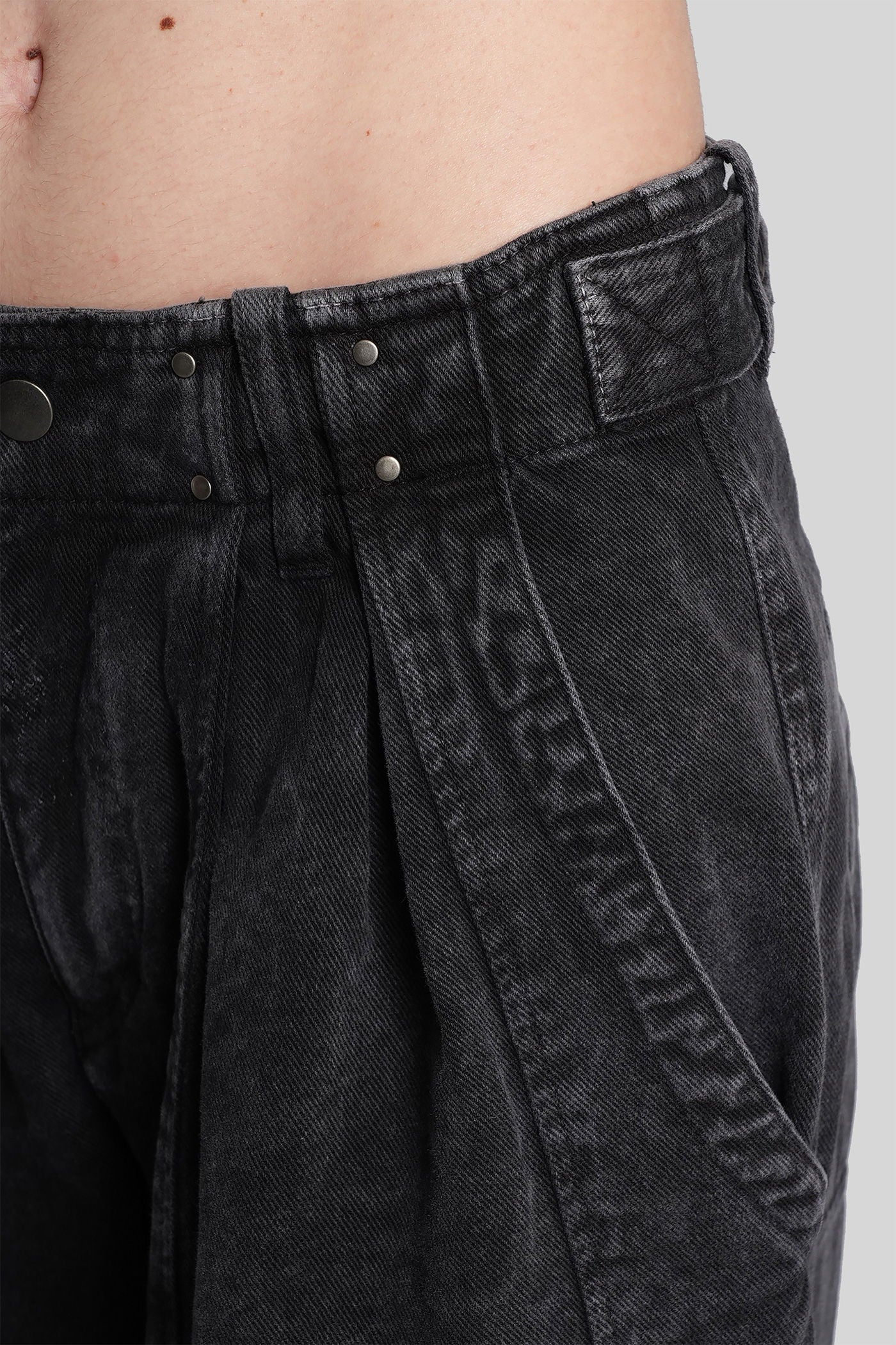 Ireme Jeans in black cotton - Image 5