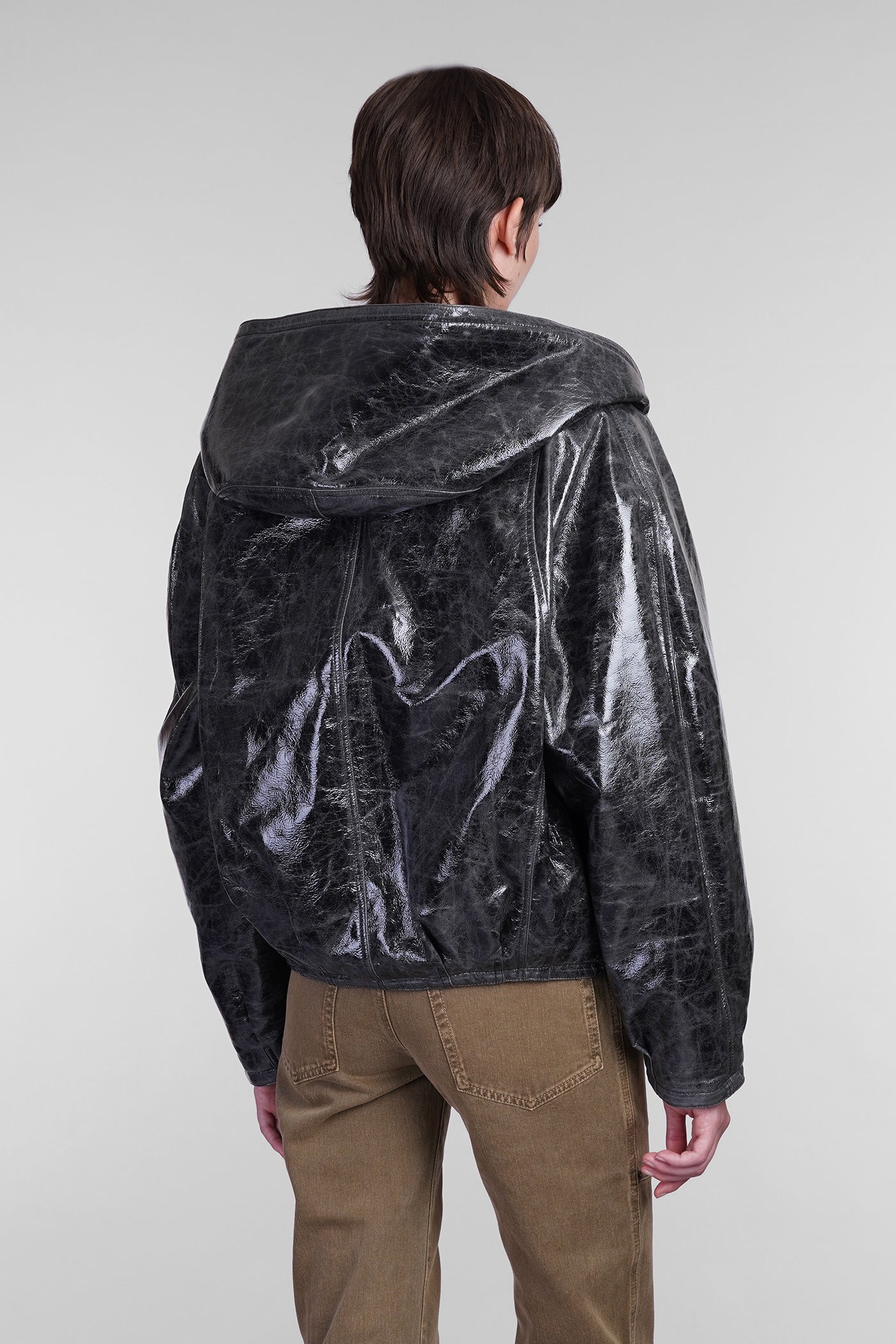 Lanniya Casual jacket in grey cotton - Image 3